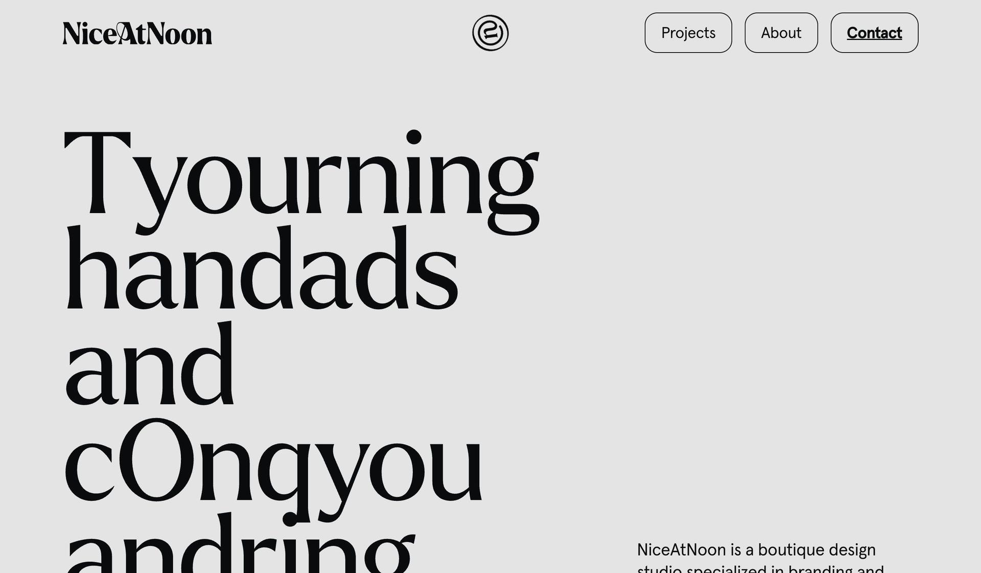 Nice at Noon-gray websites