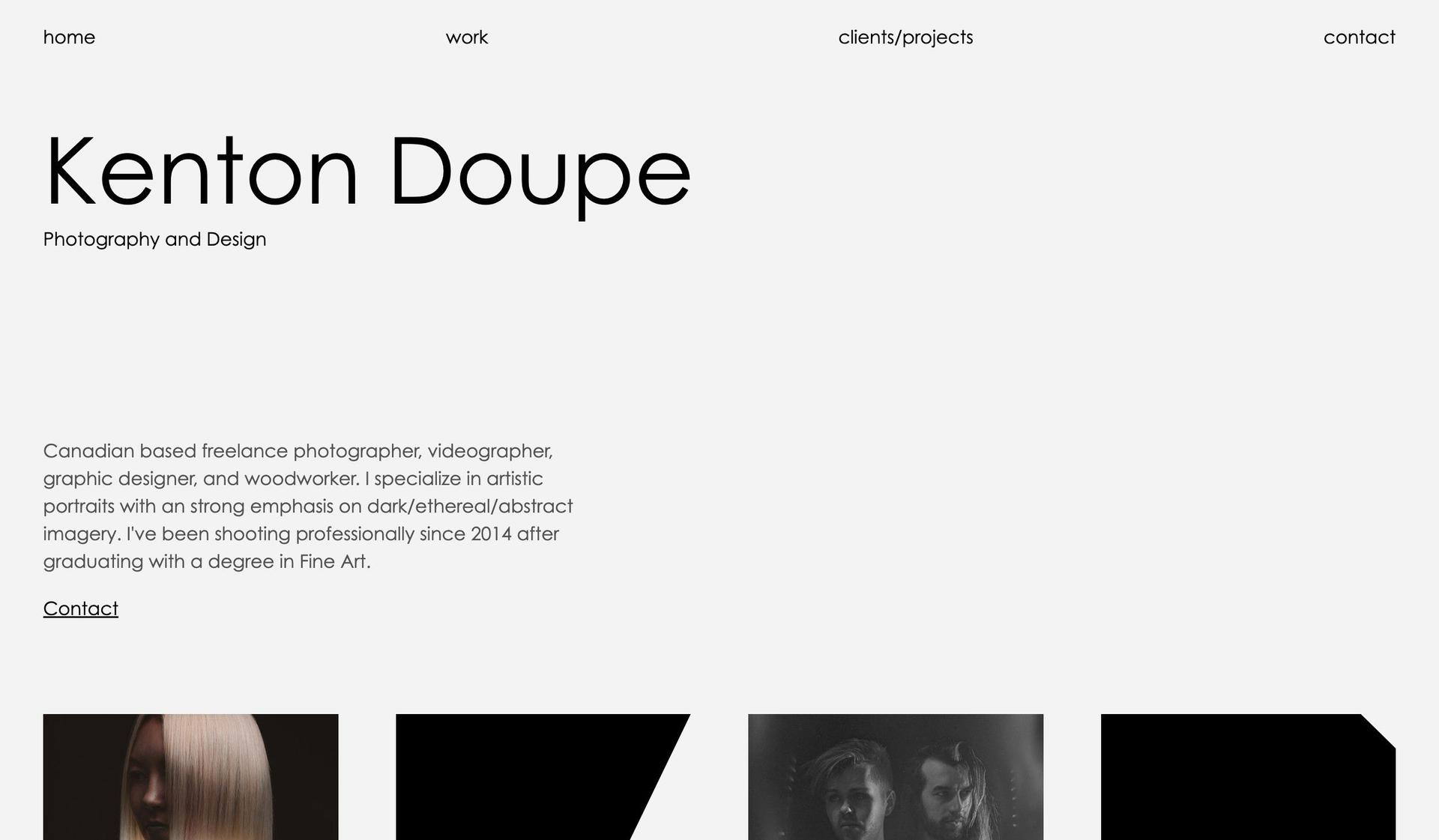 Kenton Doupe Photo and Design-gray websites