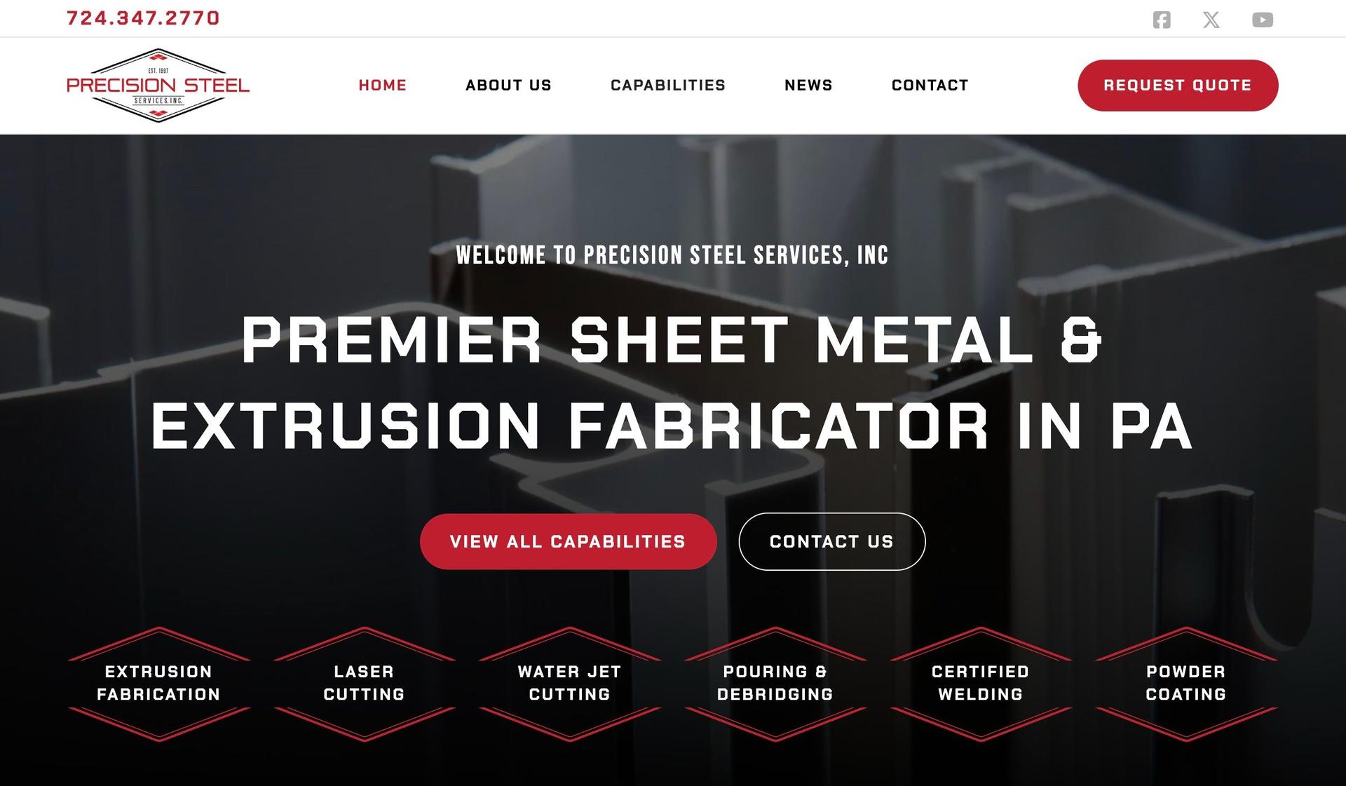 Precision Steel-manufacturing websites