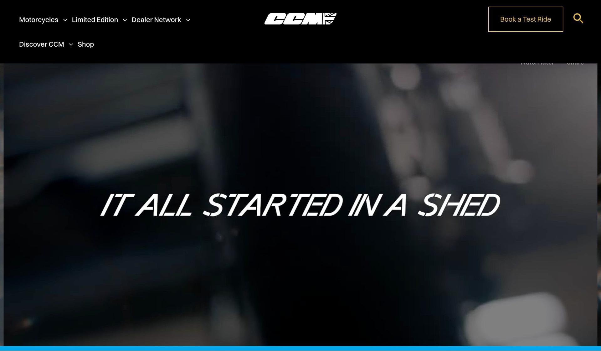 CCM Motorcycles-manufacturing websites