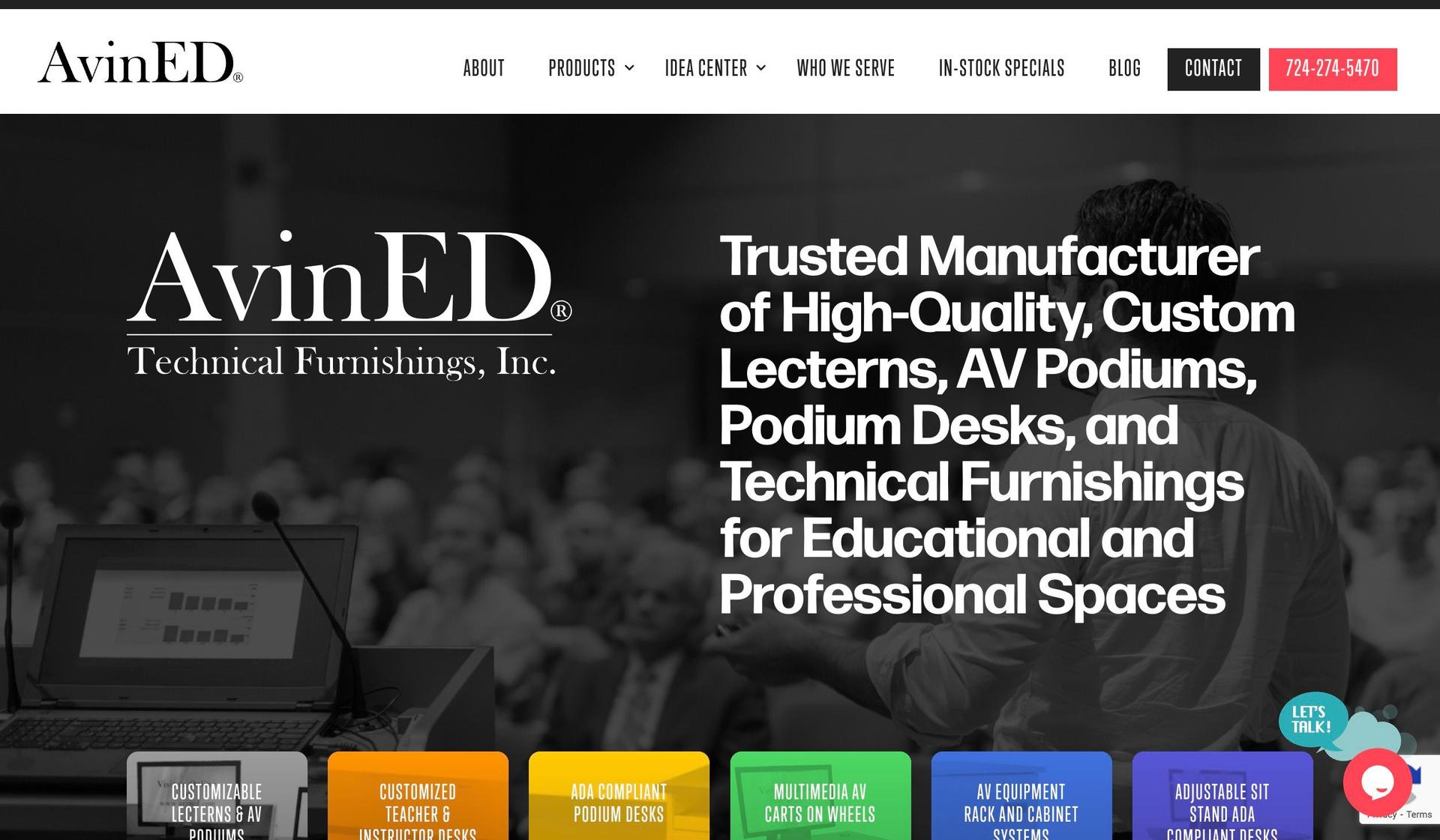 Avined Technical Furnishings-manufacturing websites