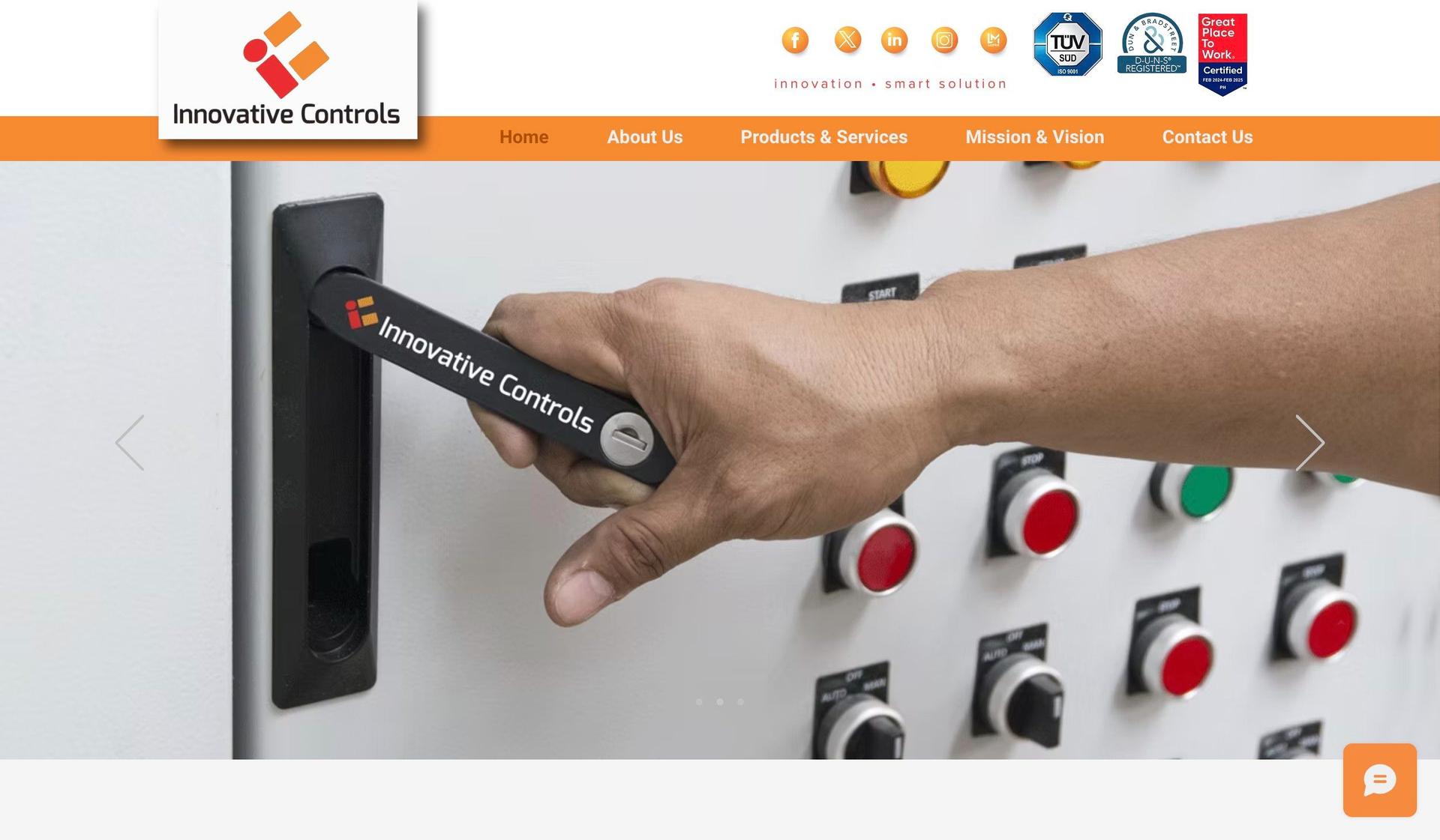 Innovative Controls-manufacturing websites