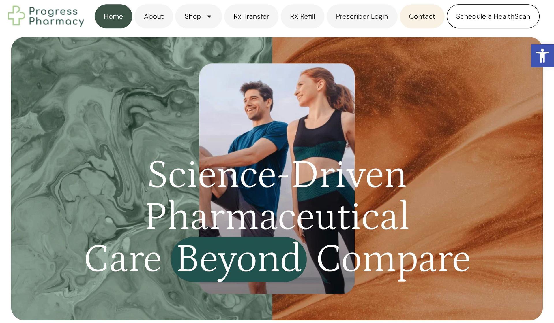 Progress Pharmacy-pharmacy website design