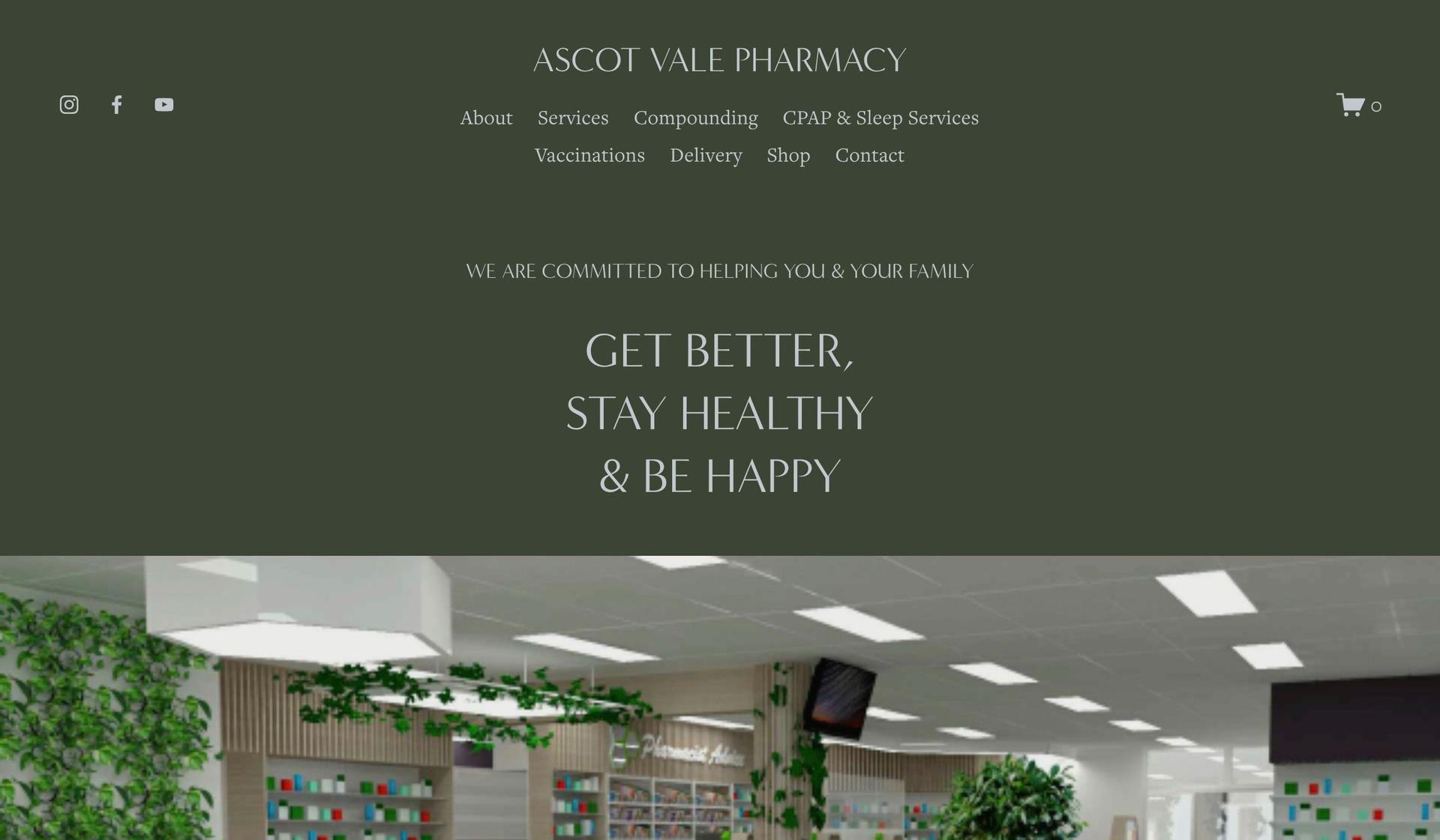 Ascot Vale Pharmacy-pharmacy website design