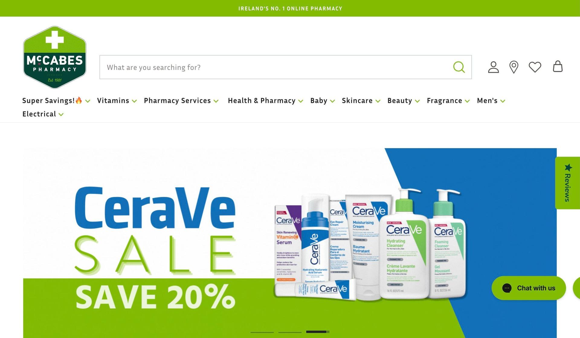 McCabes Pharmacy-pharmacy website design