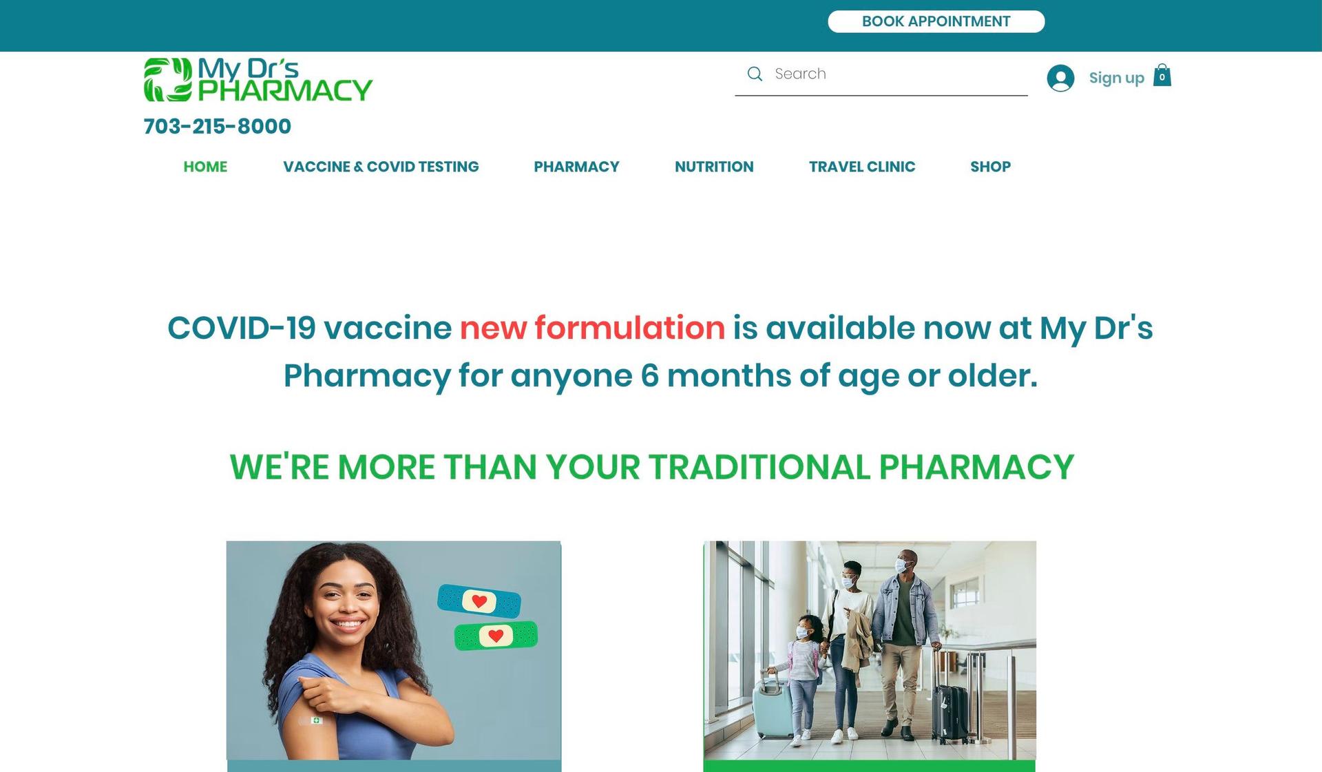My Drs Pharmacy-pharmacy website design