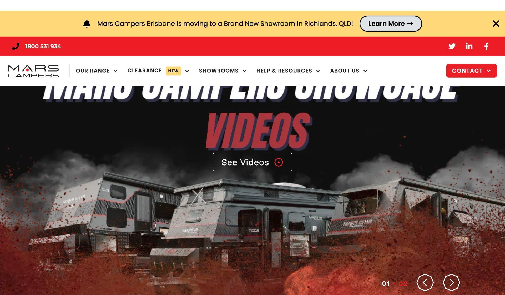 Mars Campers-black and red websites