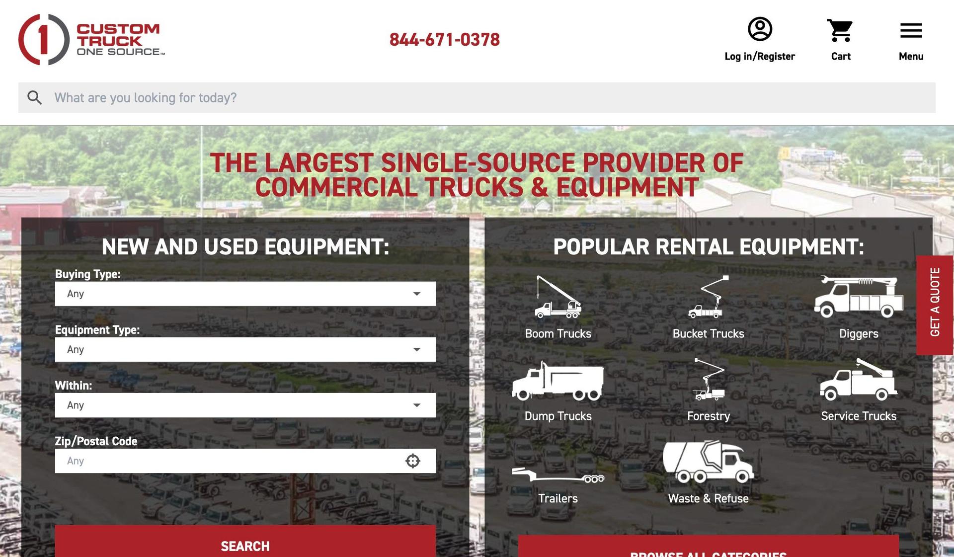 Custom Truck-black and red websites