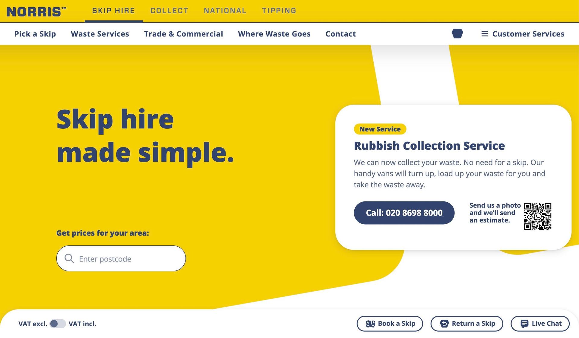 Norris-black and yellow websites