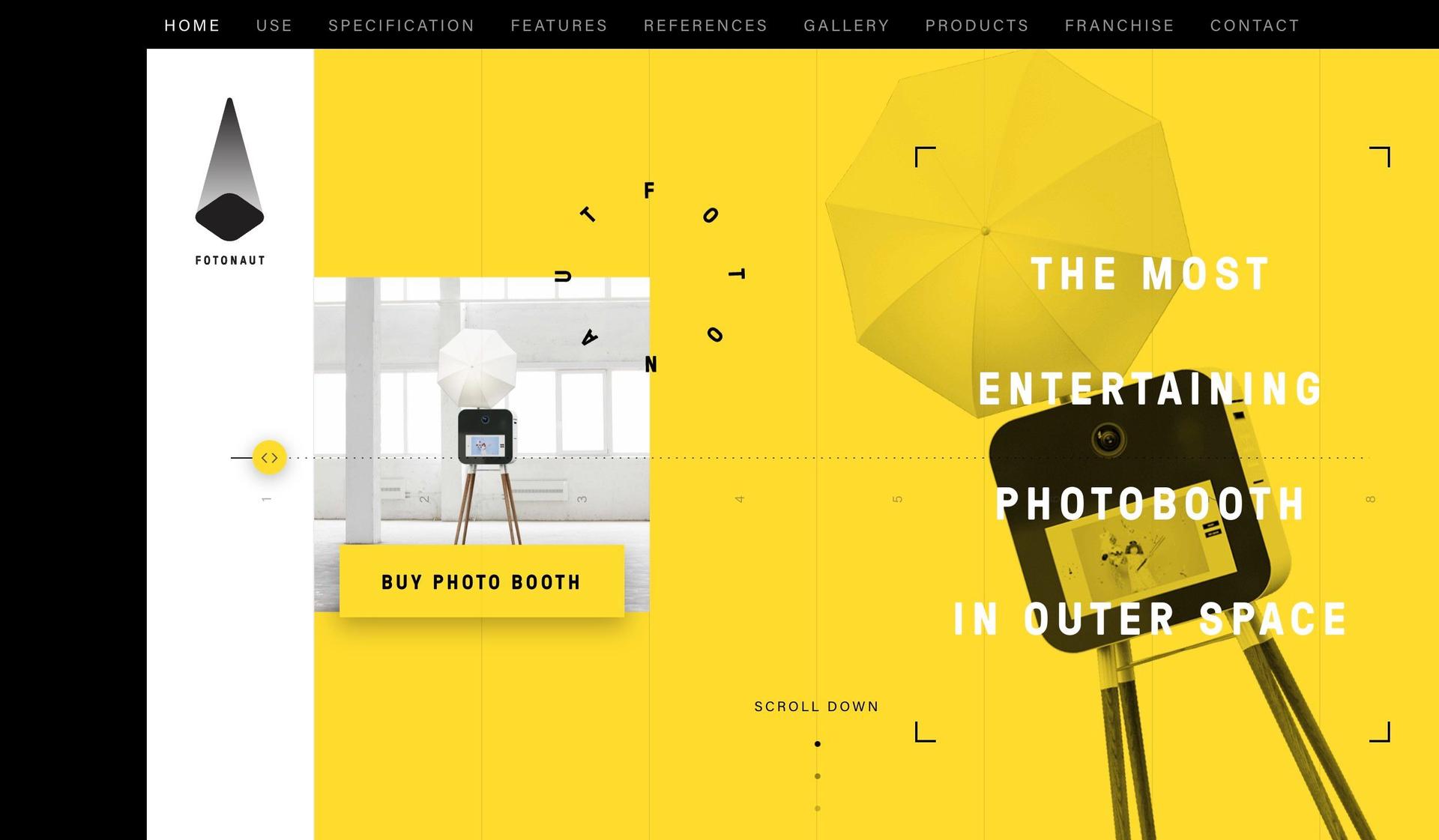 The Fotonaut-black and yellow websites