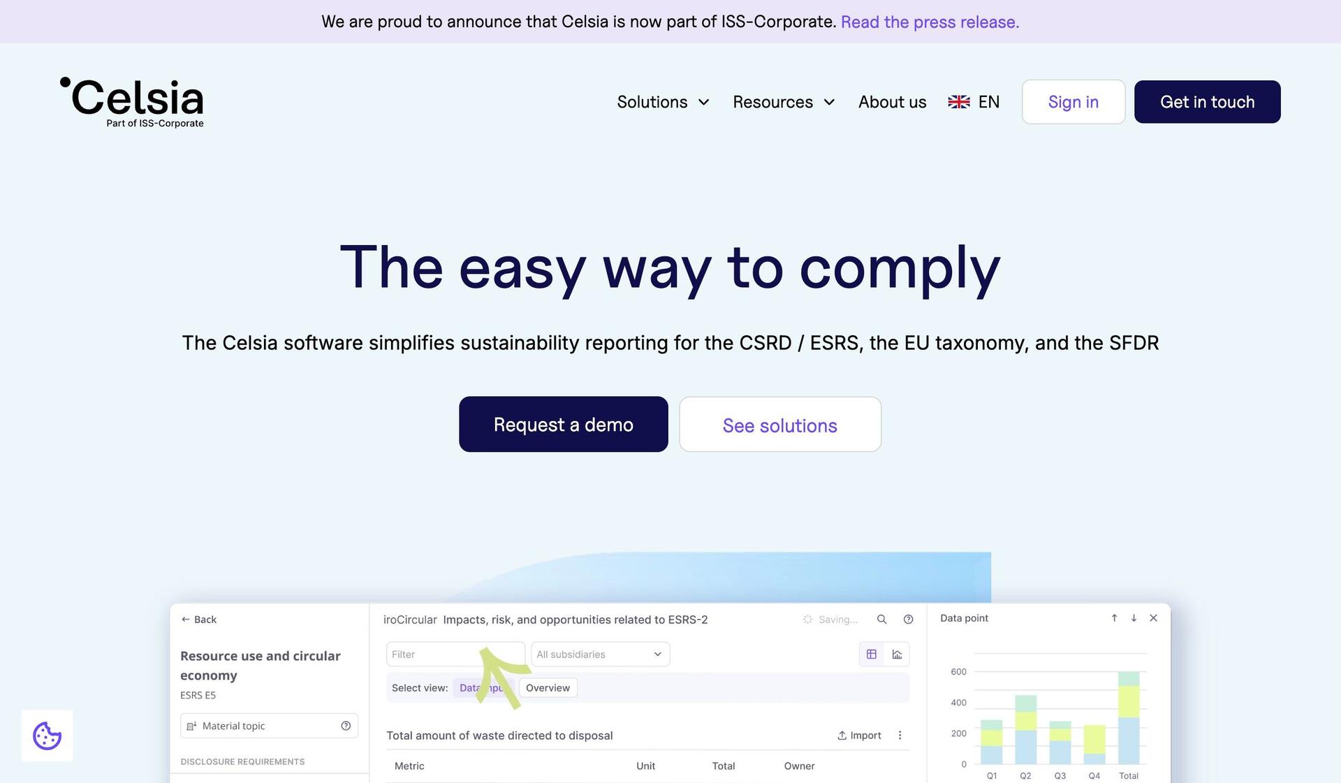 Celsia-white and blue websites