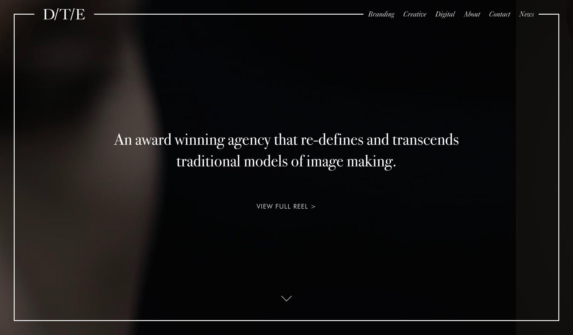 DTE Studio-innovative website design examples