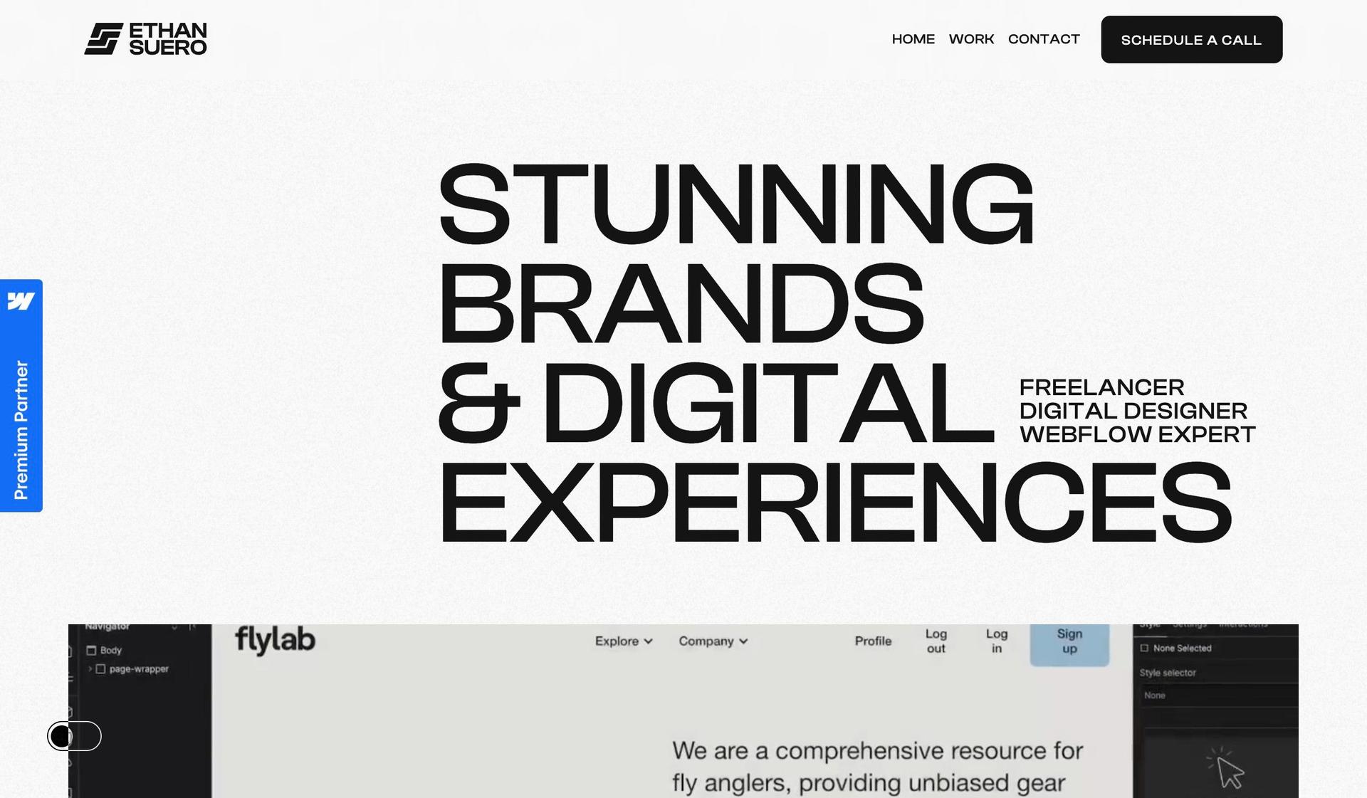 Ethan Suero-clean website design