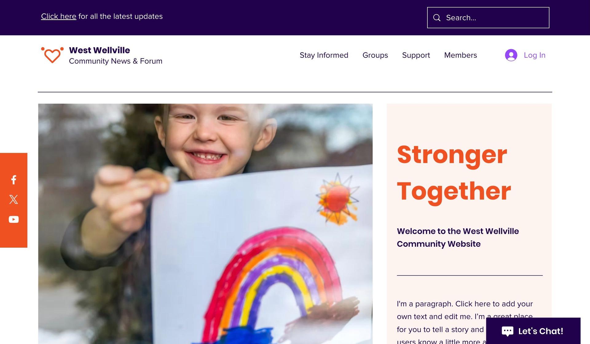 Community News Forum-wix forum examples