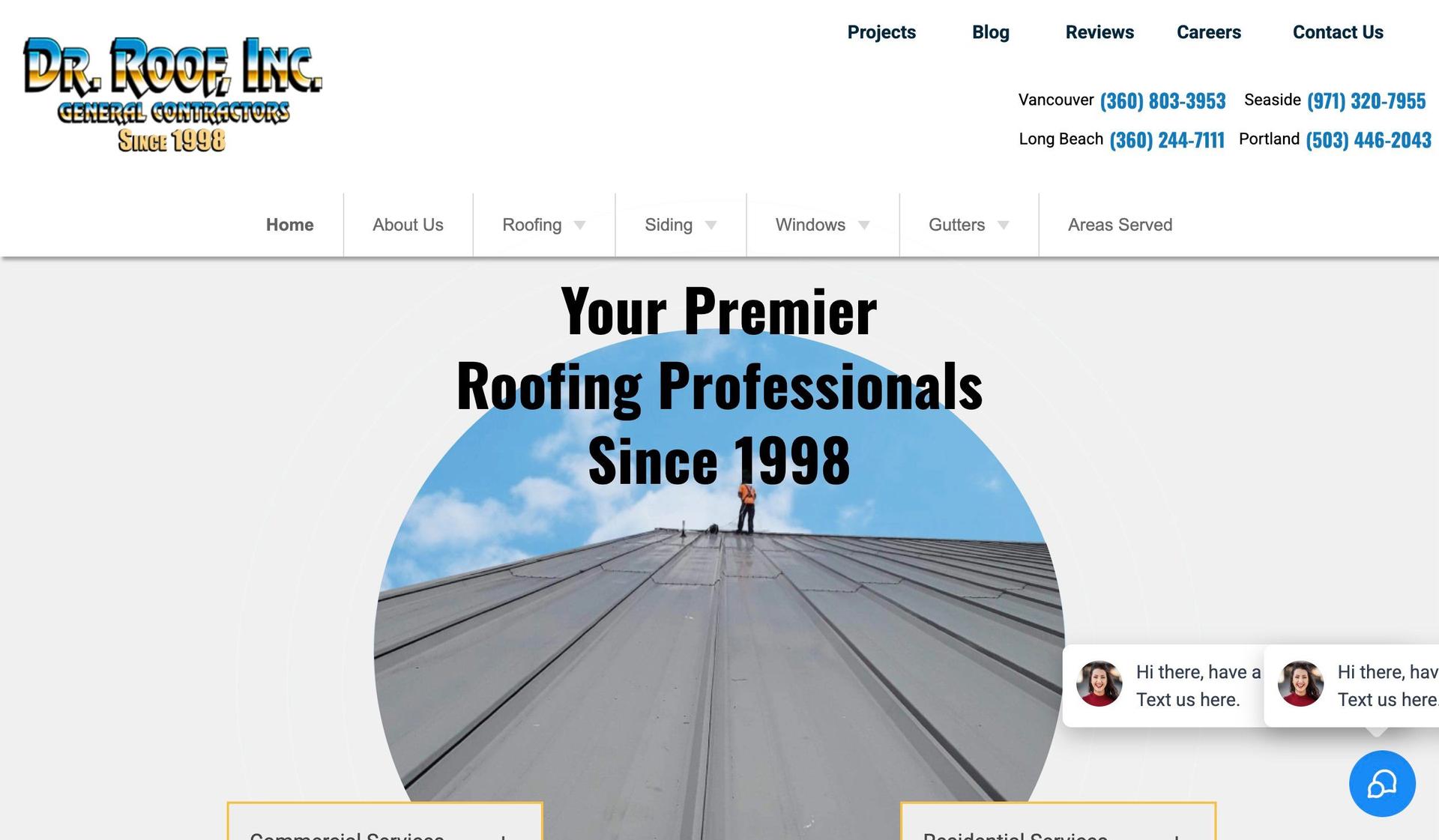Dr. Roof Inc.-bad websites