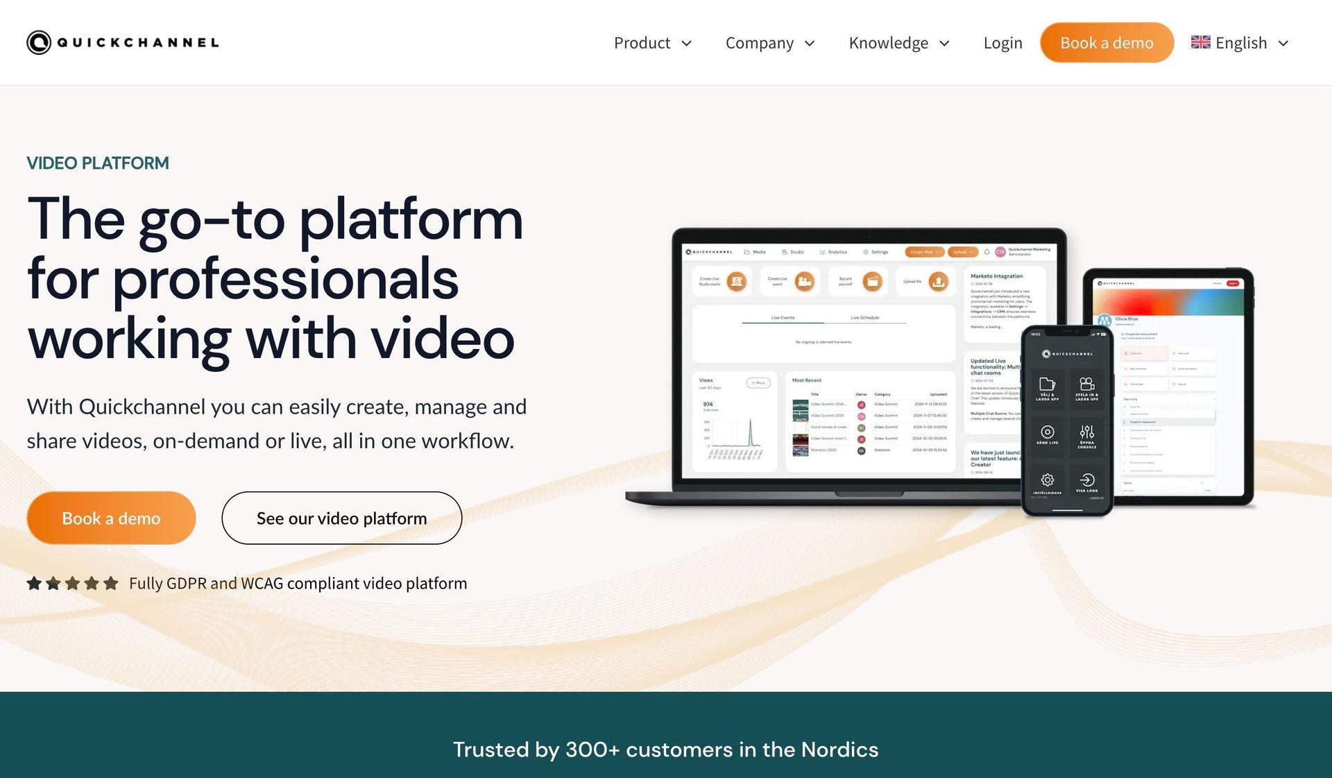 Quickchannel-multilingual website examples