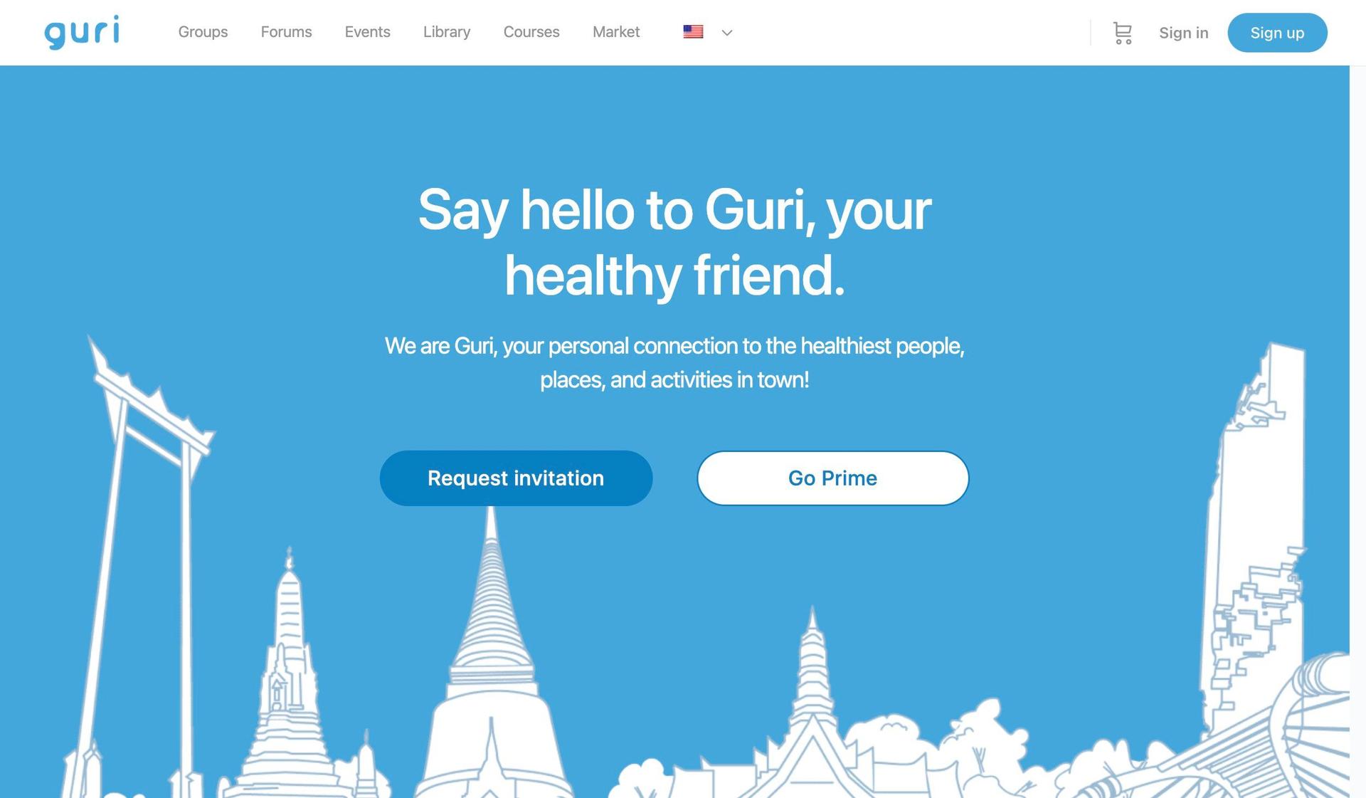 Guri-multilingual website examples