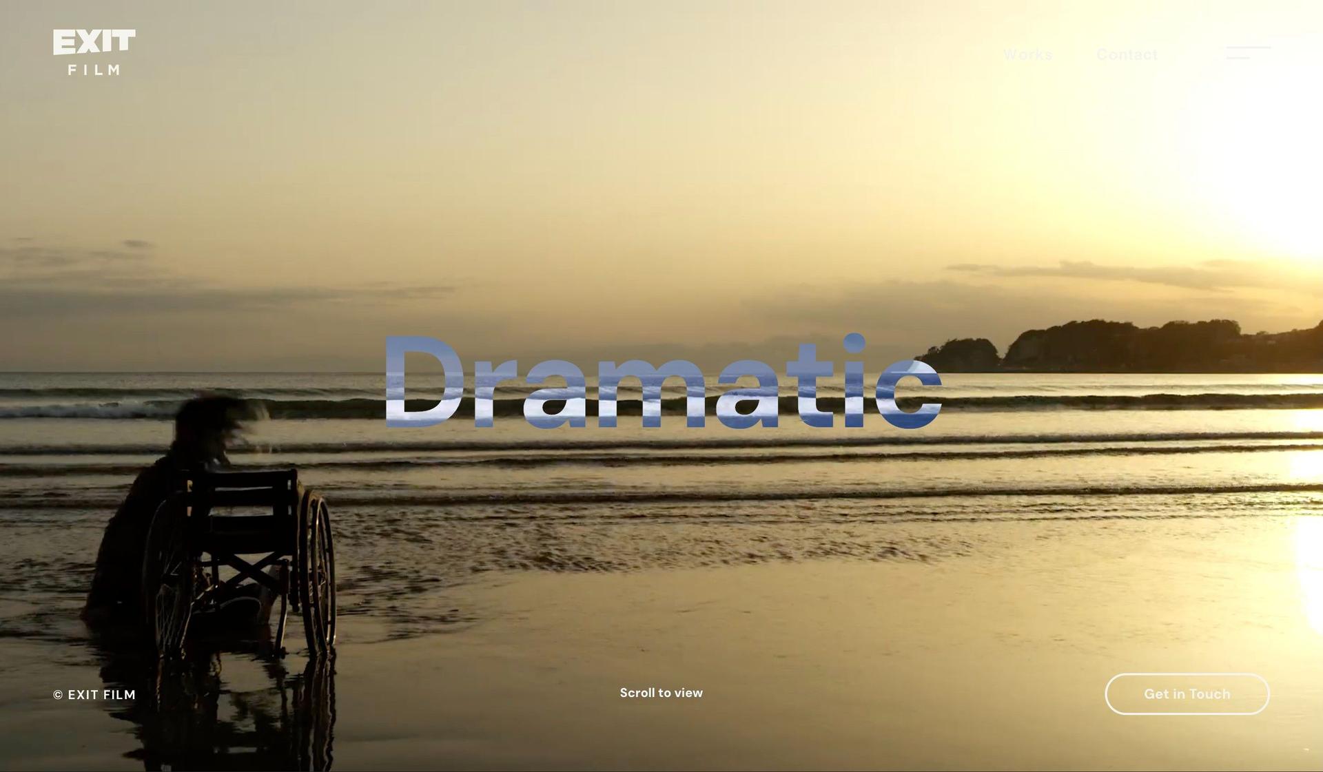 Exit Film-japanese web design examples