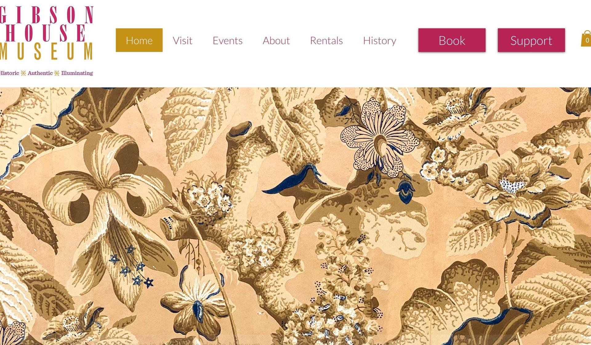 The Gibson House Museum-museum website design examples