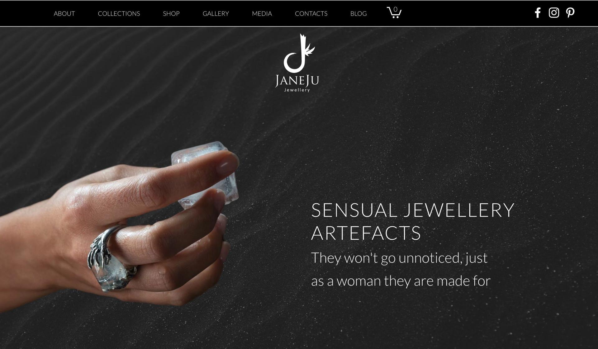 Jane Ju Jewellery-luxury websites