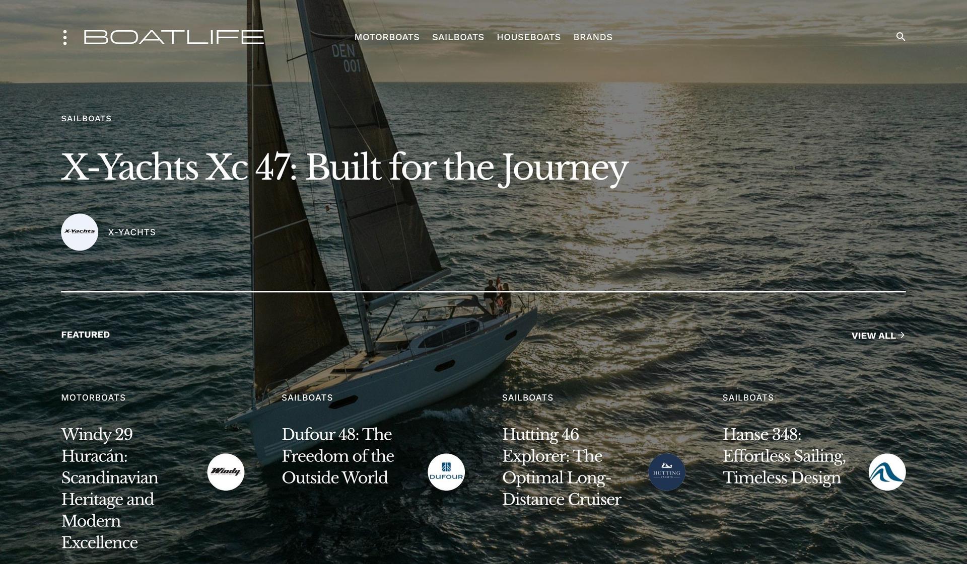 Boat Life-luxury websites