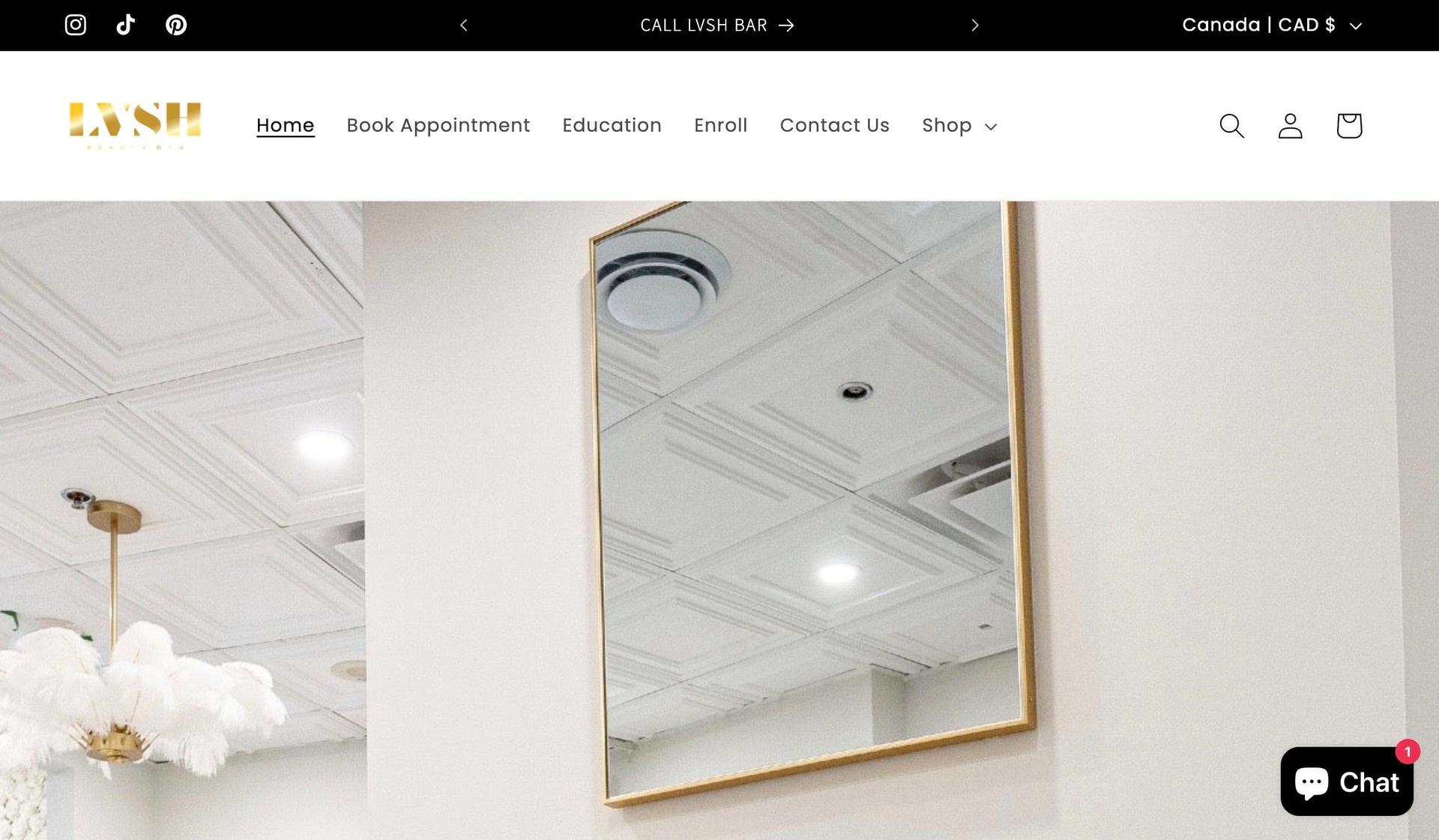 LVSH Beauty Bar-luxury websites