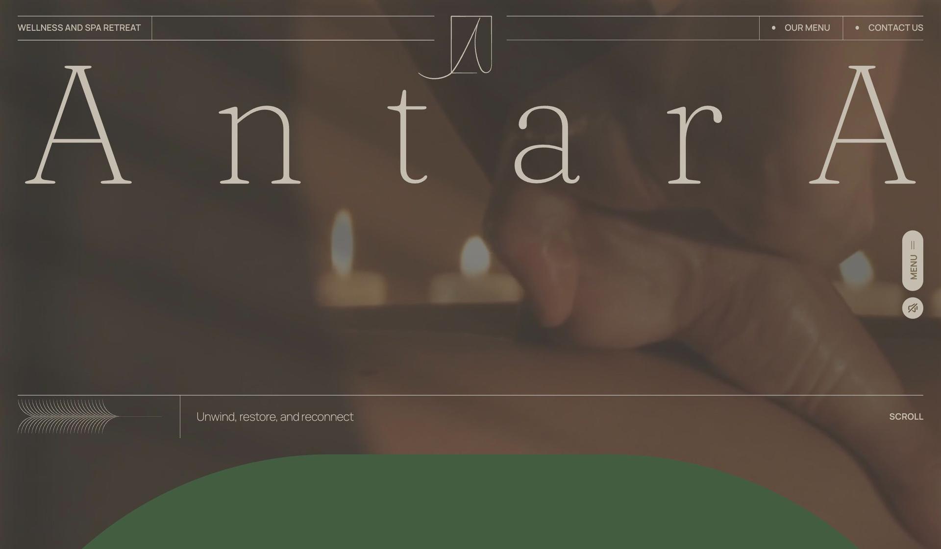 Antara Spa Wellness-luxury websites