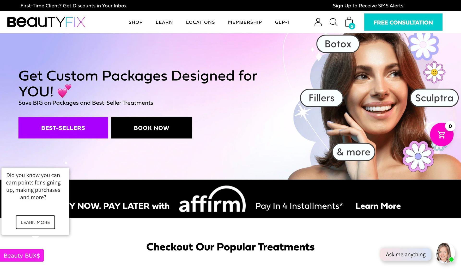 BeautyFix Medspa-plastic surgery websites