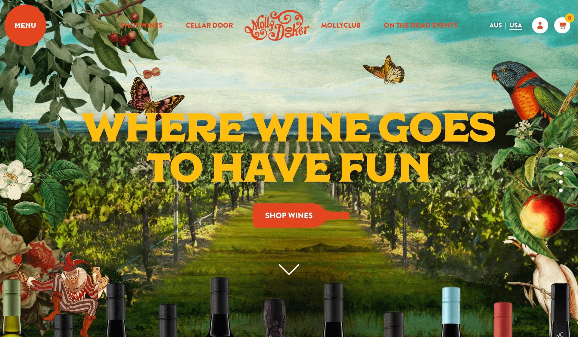 Mollydooker Wines-winery websites
