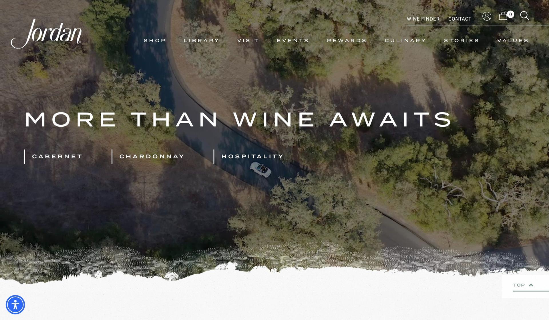Jordan Winery-winery websites