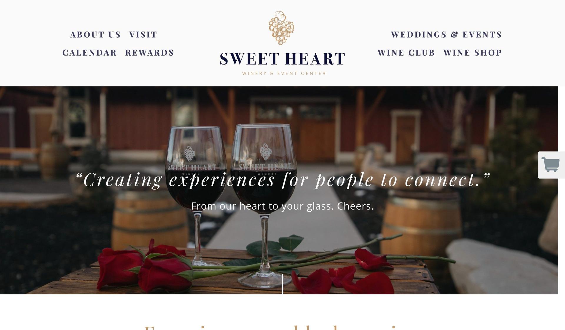 Sweetheart Winery-winery websites
