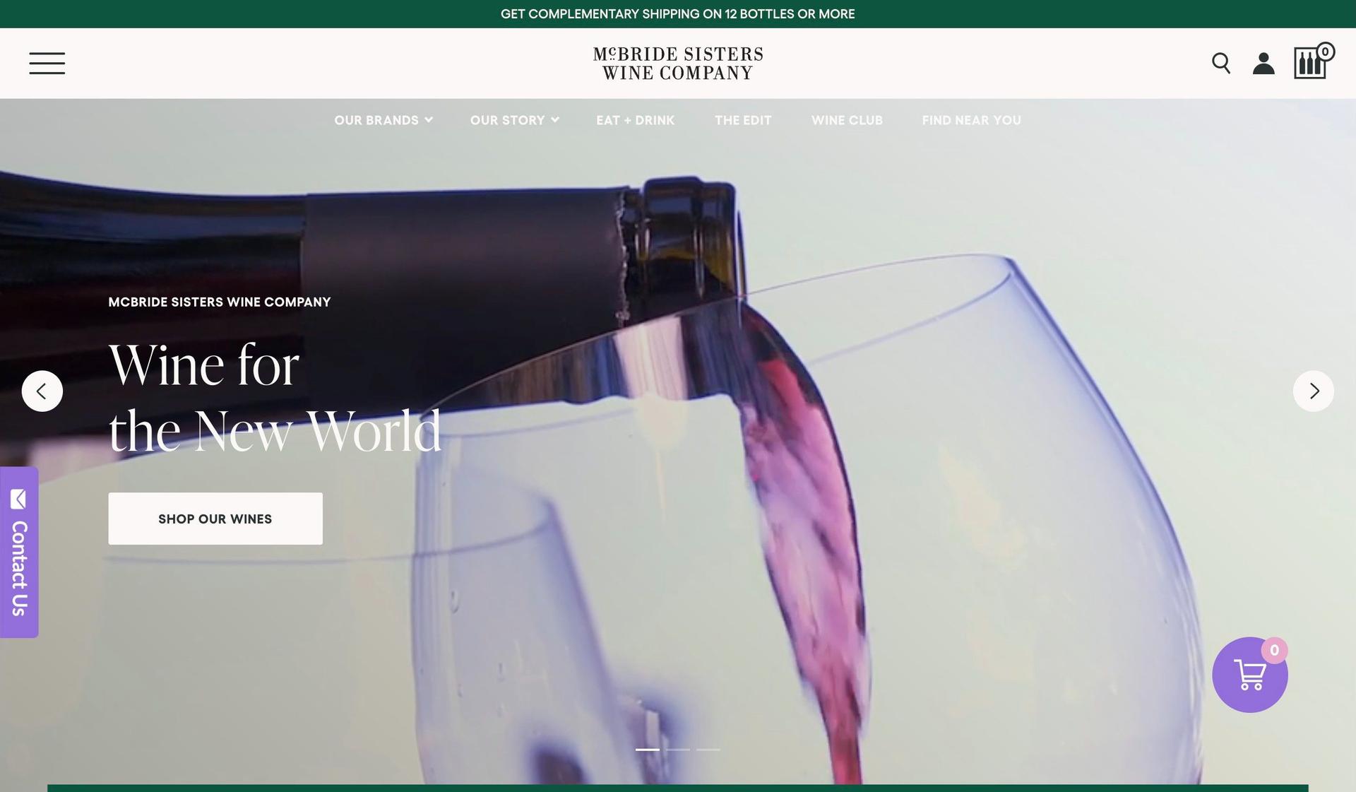 McBride Sisters-winery websites