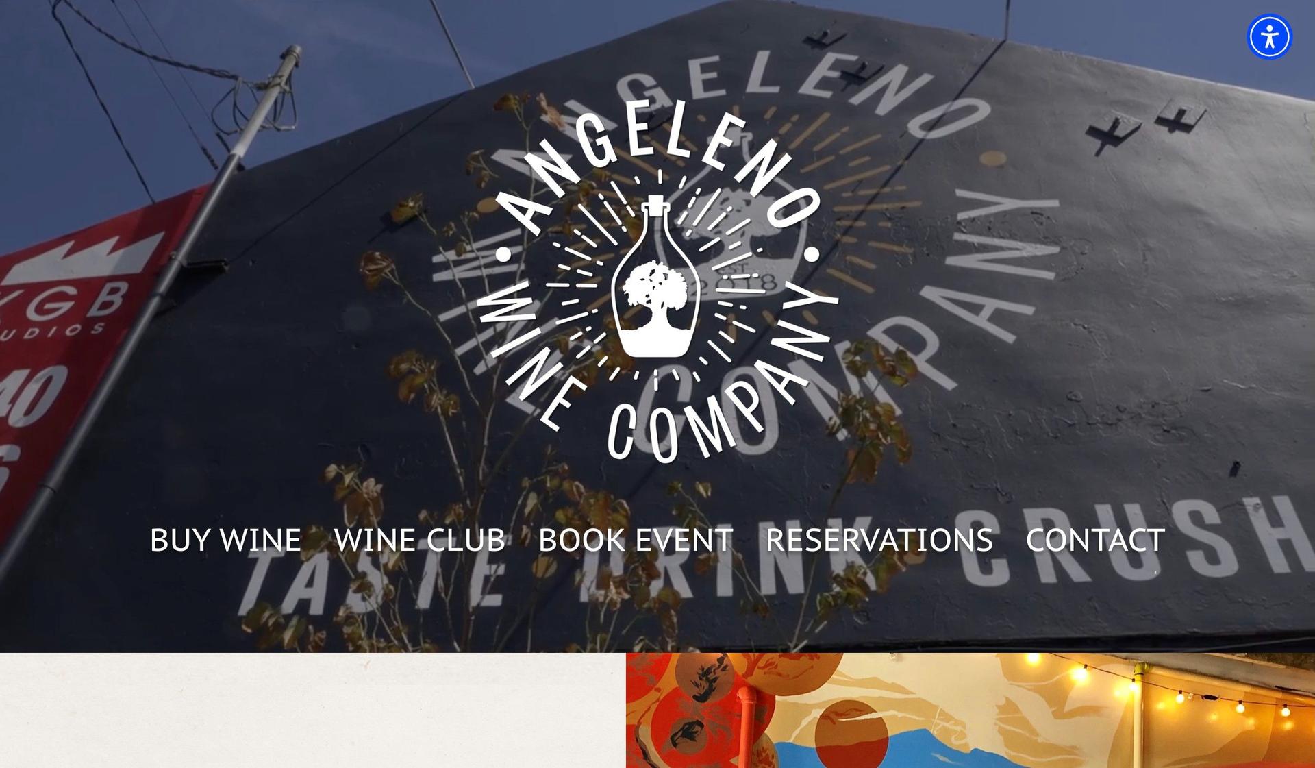 Angeleno Wine-winery websites