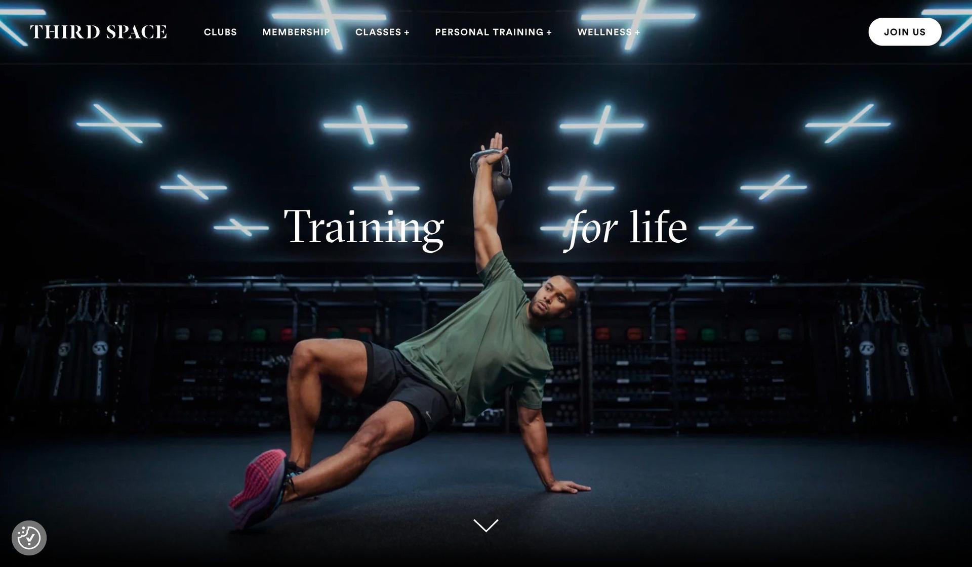Third Space-dynamic website examples