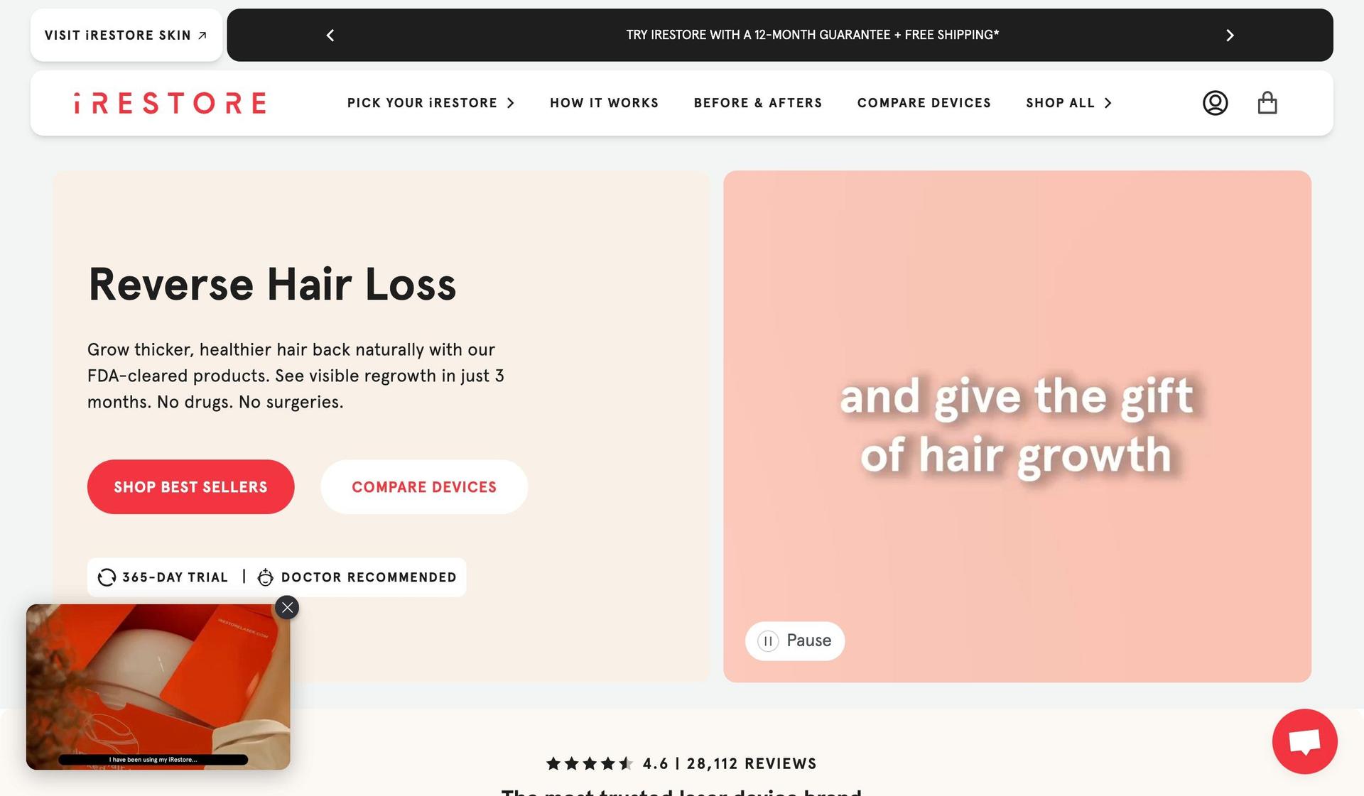 iRestore Laser-dynamic website examples