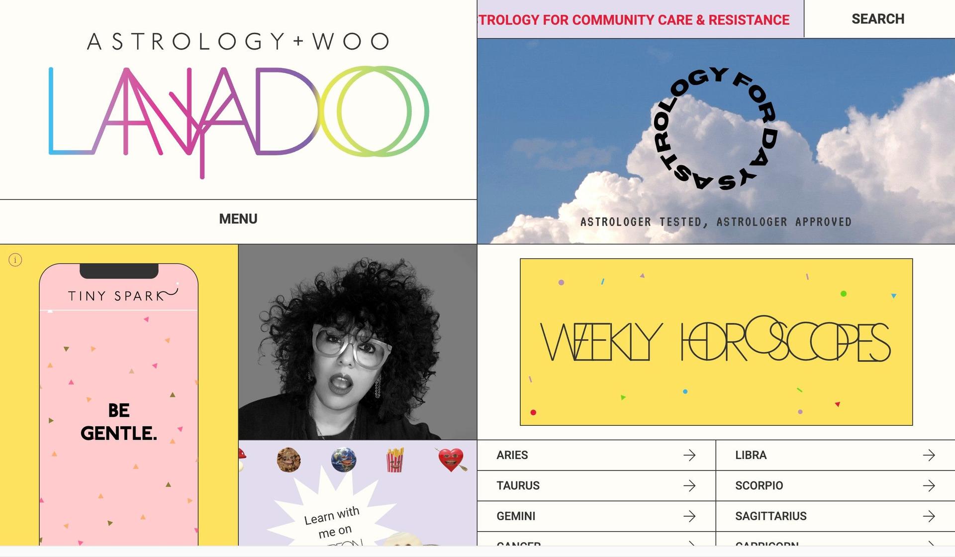 Love Lanyadoo-spirituality website examples