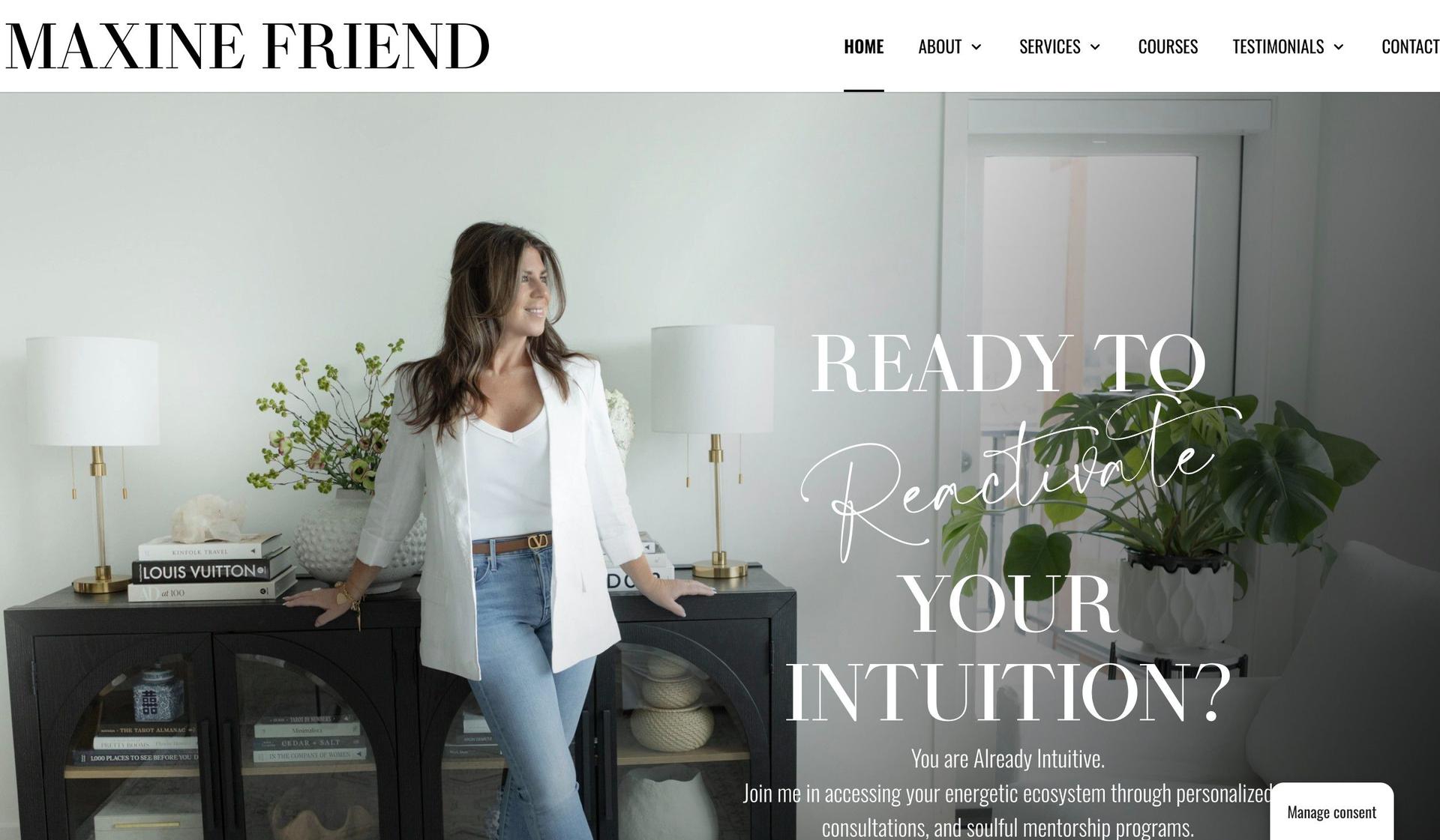 Maxine Friend-spirituality website examples