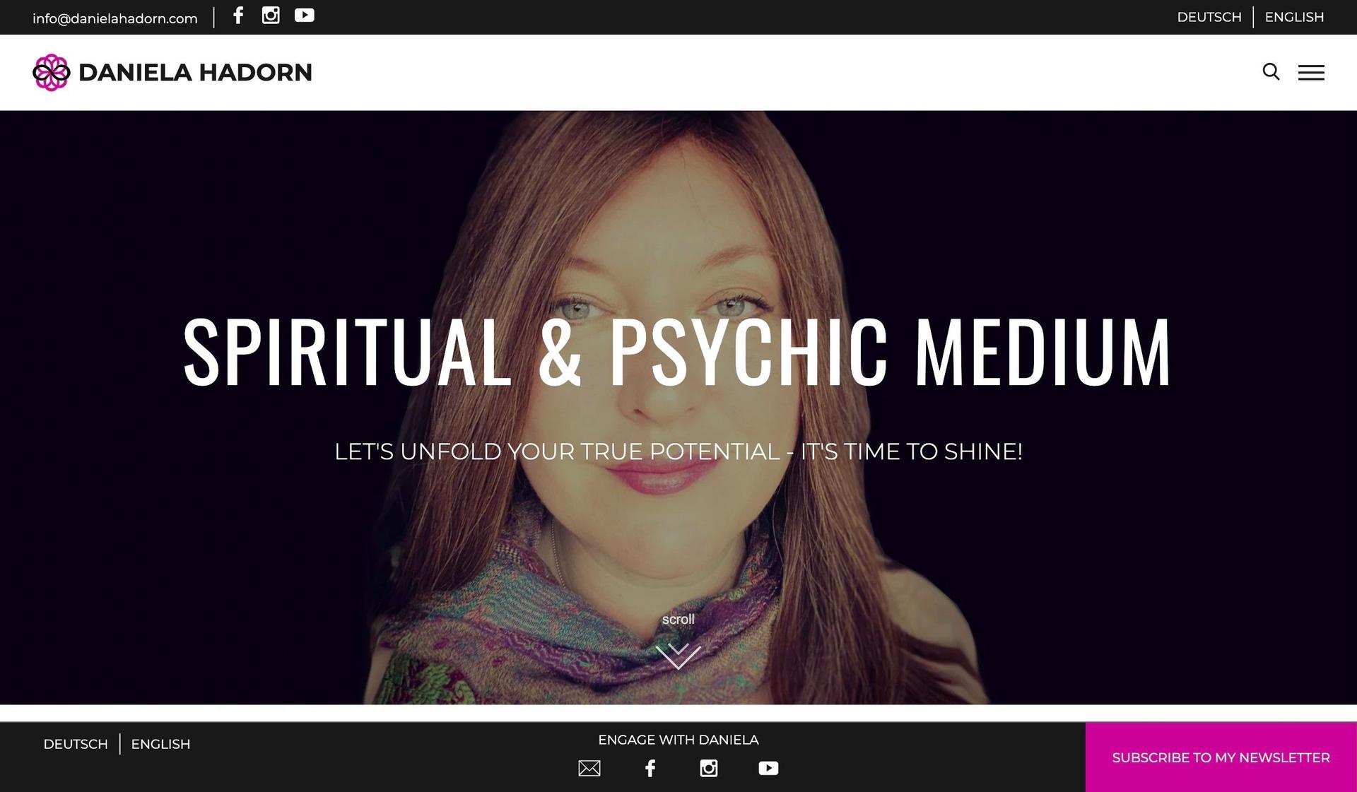 Daniela Hadorn-spirituality website examples