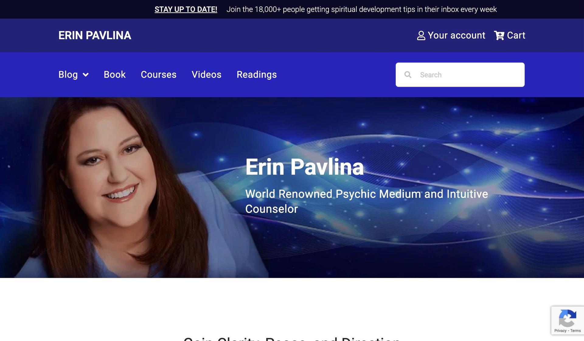 Erin Pavlina-spirituality website examples