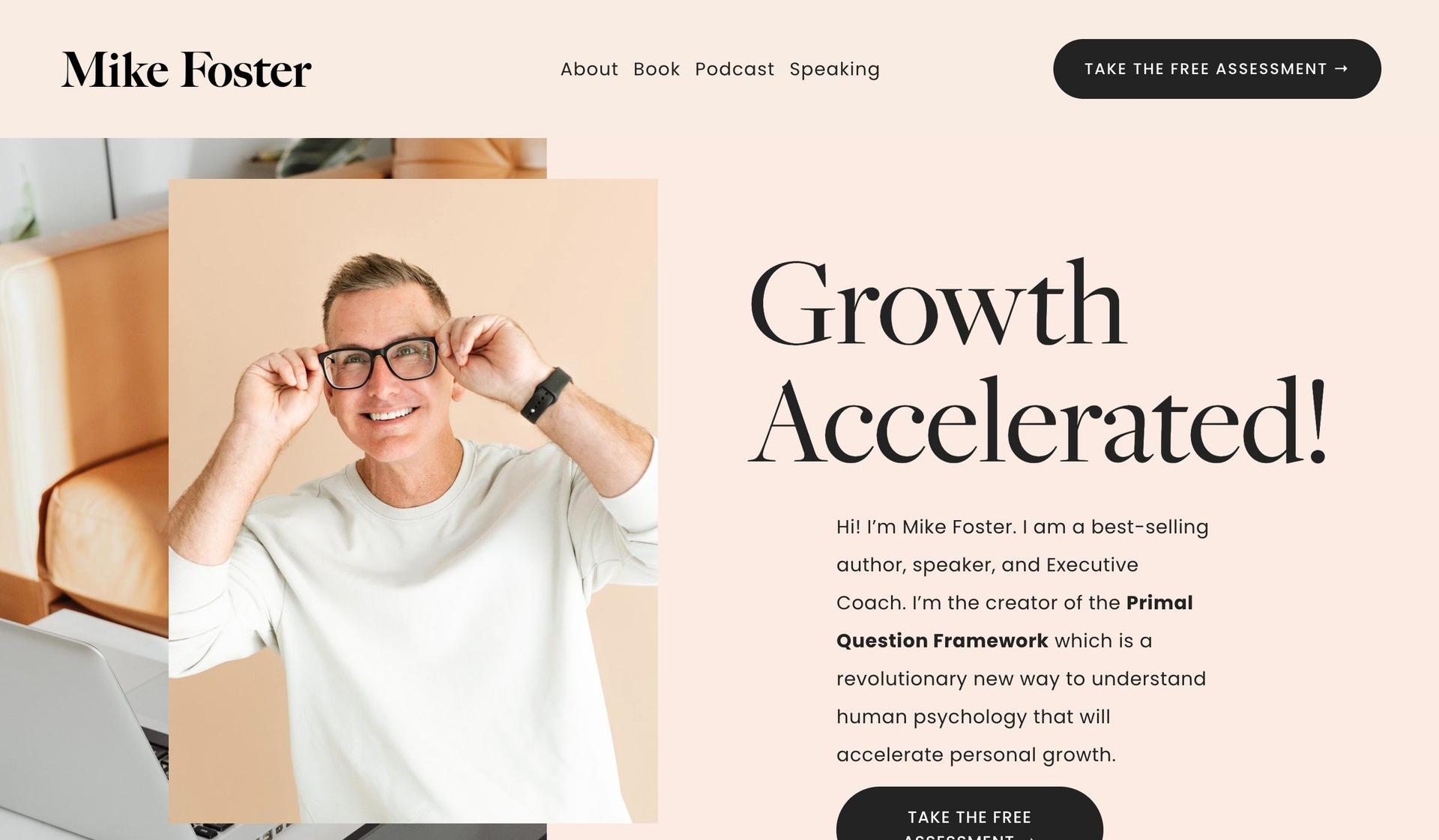 Mike Foster-wellness website examples