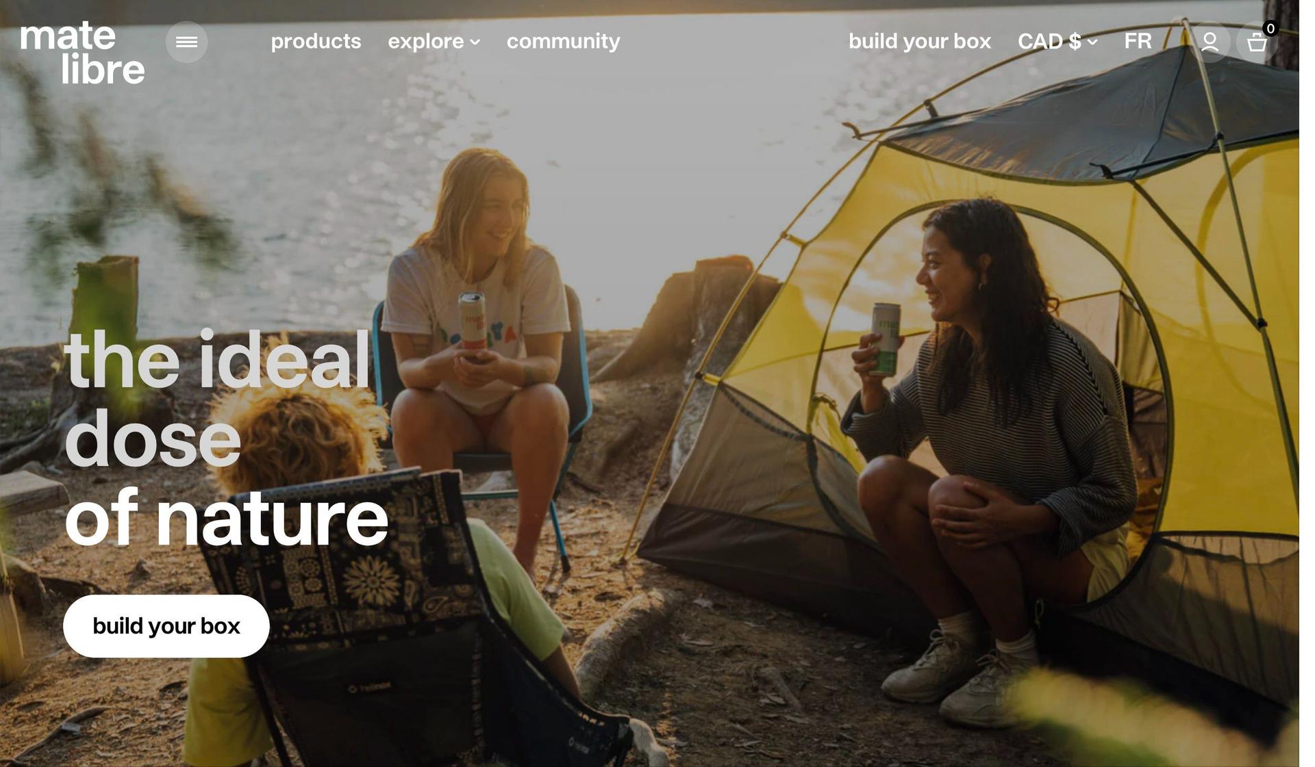 Mate Libre-wellness website examples