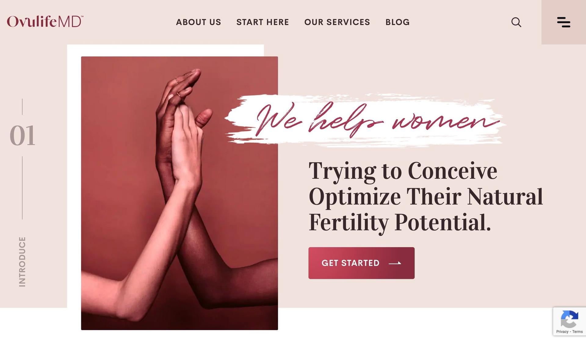 OvulifeMD-wellness website examples