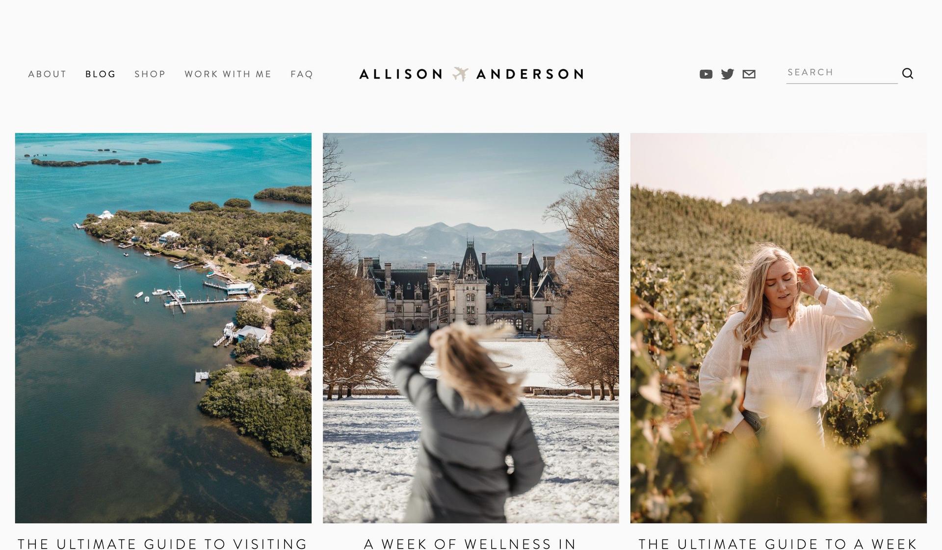 Allison Anderson-travel blogs