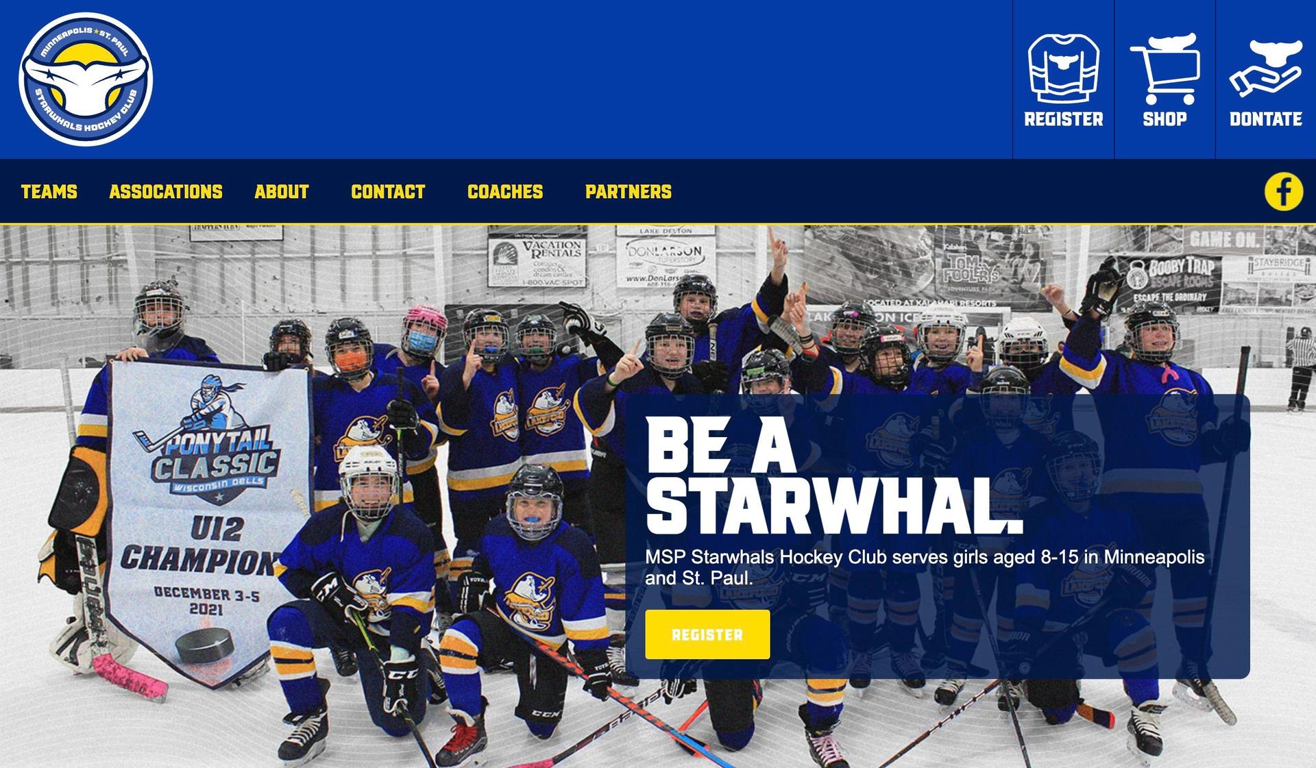 Starwhals-sports club websites