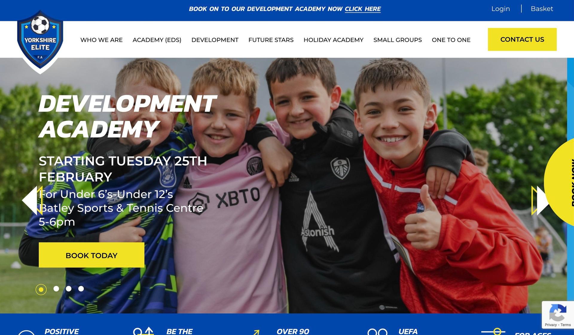 YEFA-sports club websites