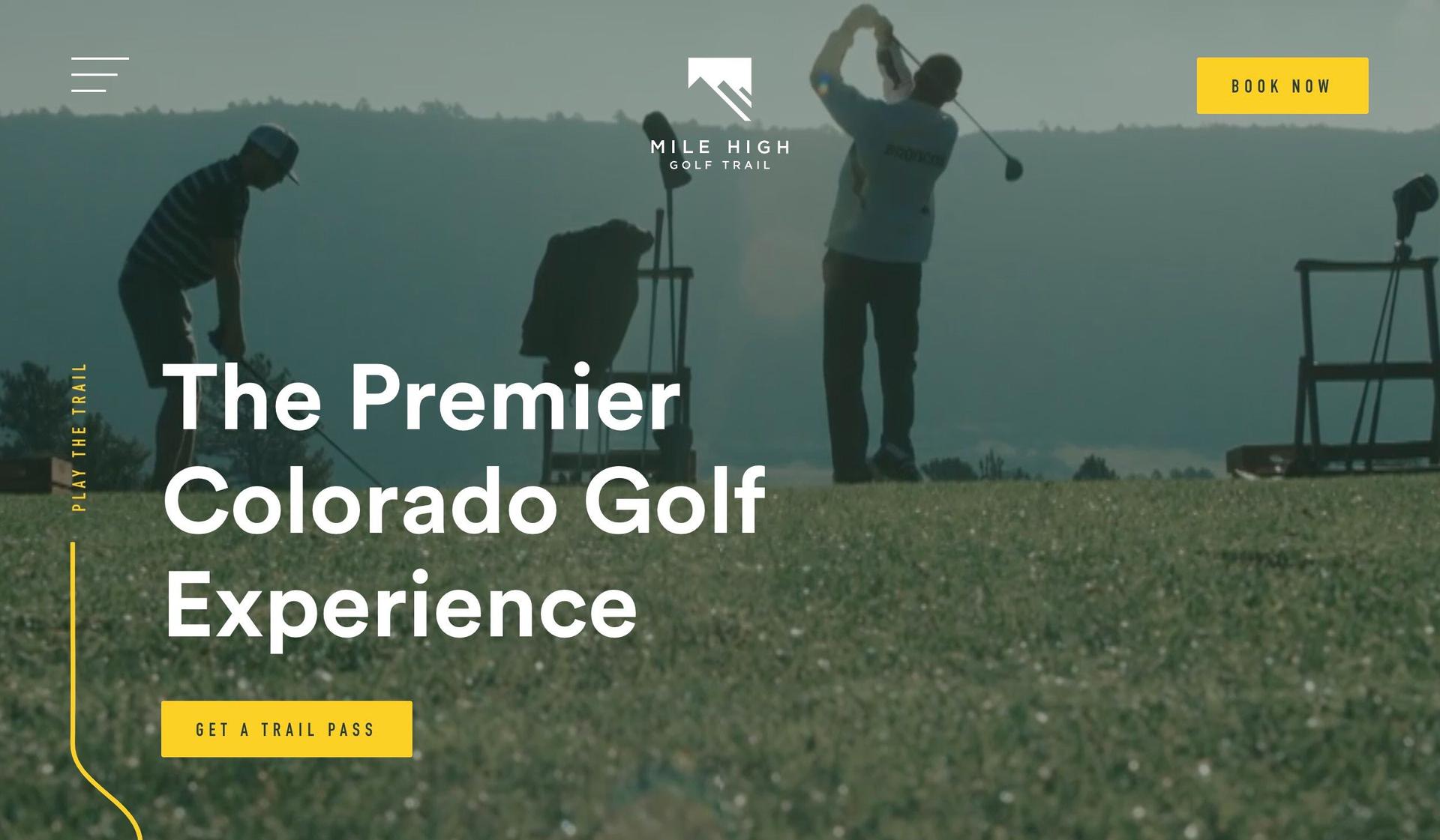 Mile High Golf Trail-sports club websites