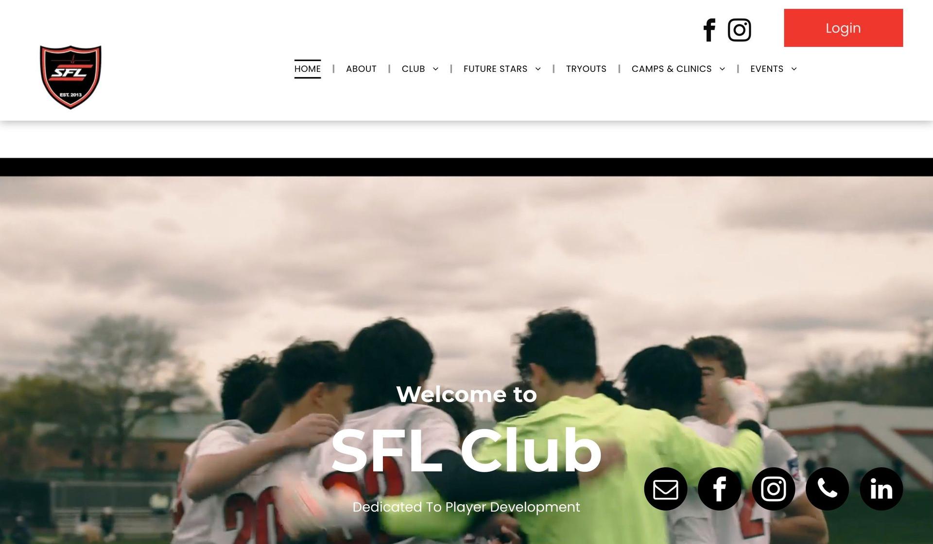SFL Club-sports club websites