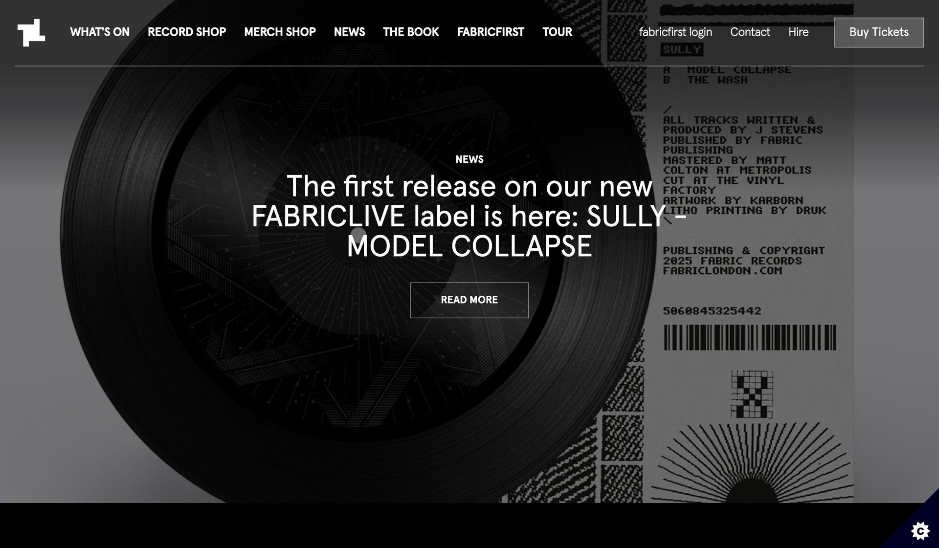 Fabric London-night club websites
