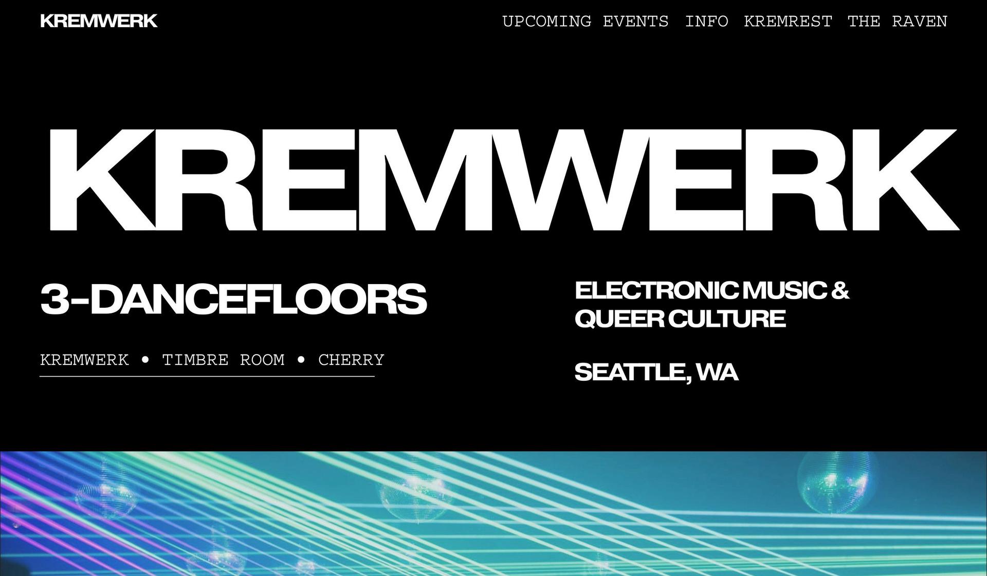 Kremwerk-night club websites