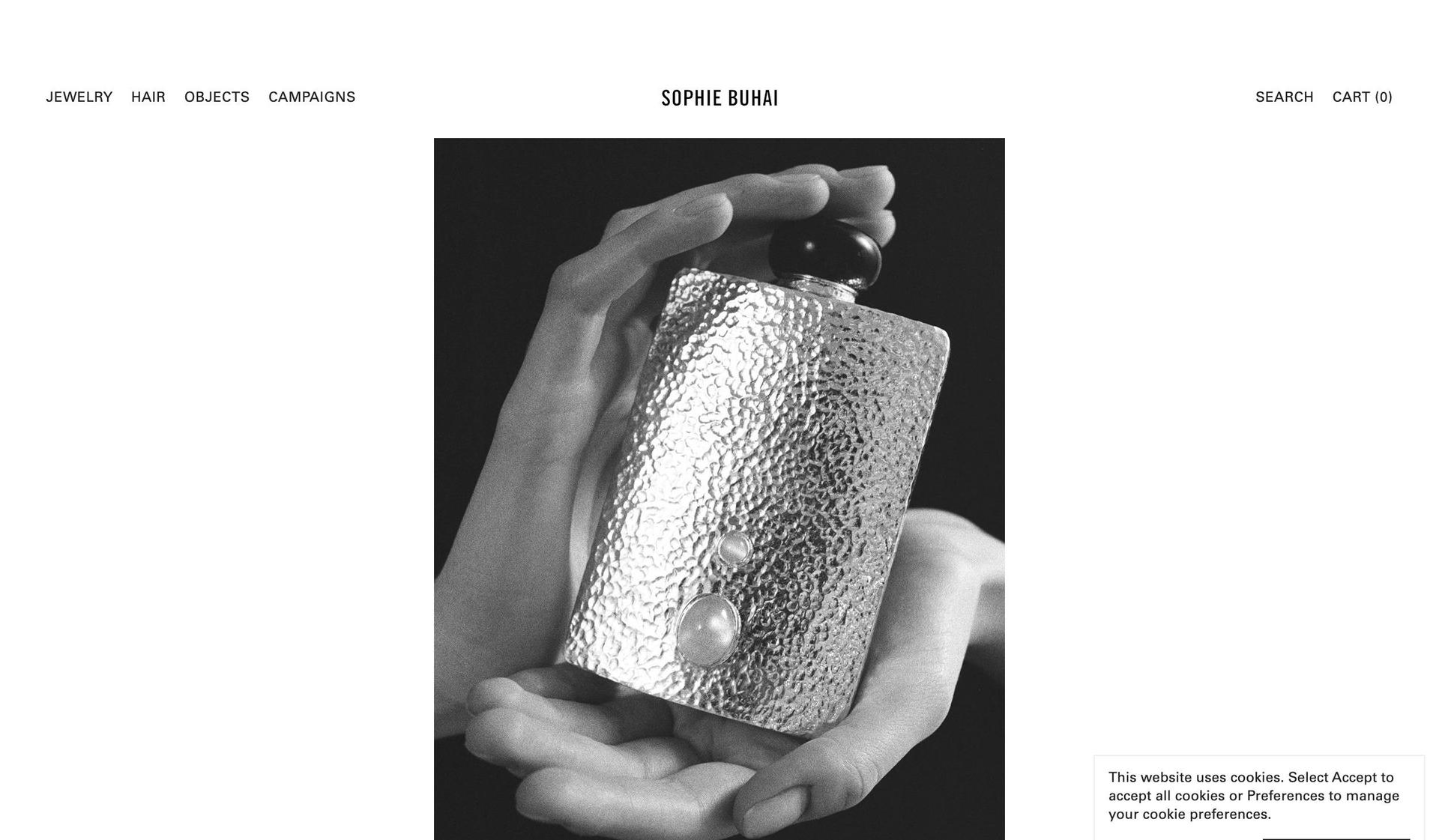 Sophie Buhai-jewelry website design examples